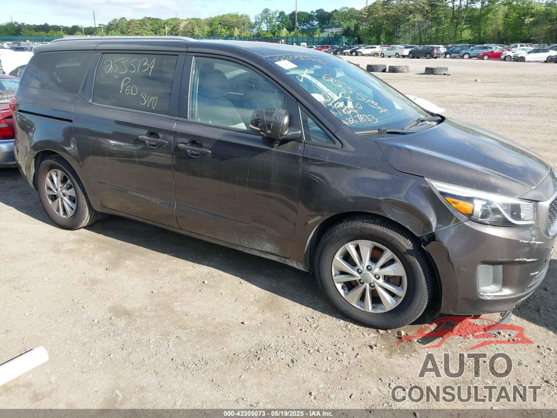 KIA SEDONA 2016 - KNDMB5C10G6120112