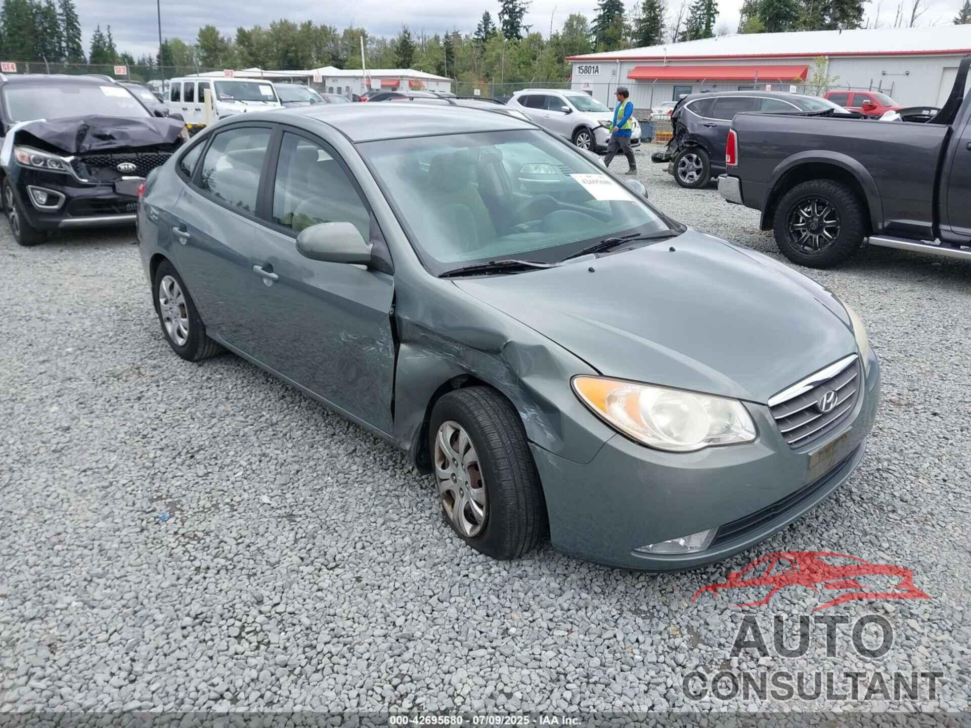 HYUNDAI ELANTRA 2009 - KMHDU46D29U823599