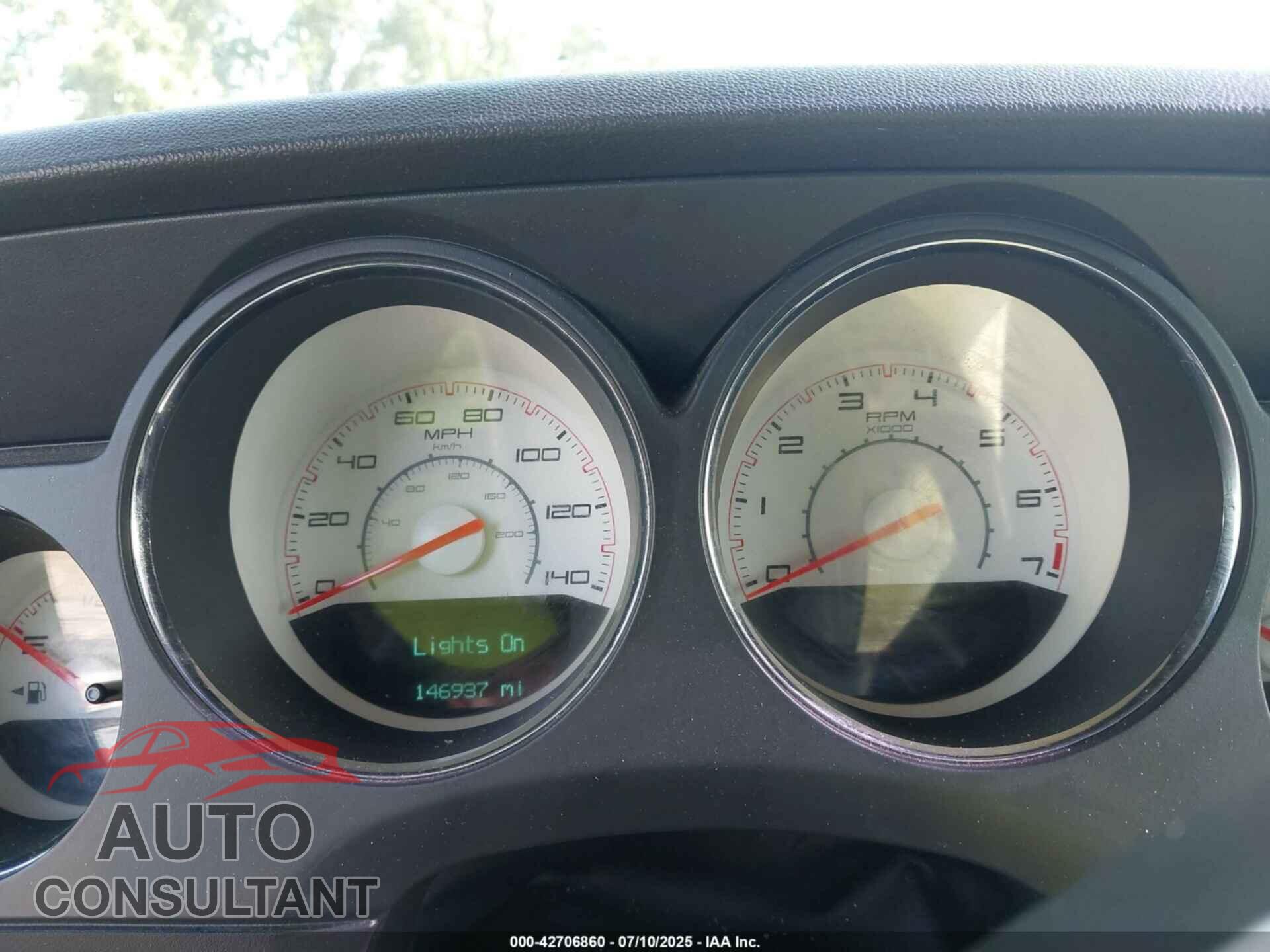 DODGE CHALLENGER 2013 - 2C3CDYAG2DH511761