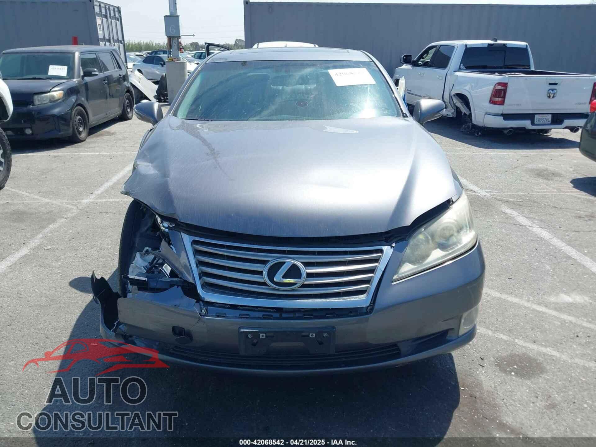 LEXUS ES 350 2012 - JTHBK1EGXC2500785