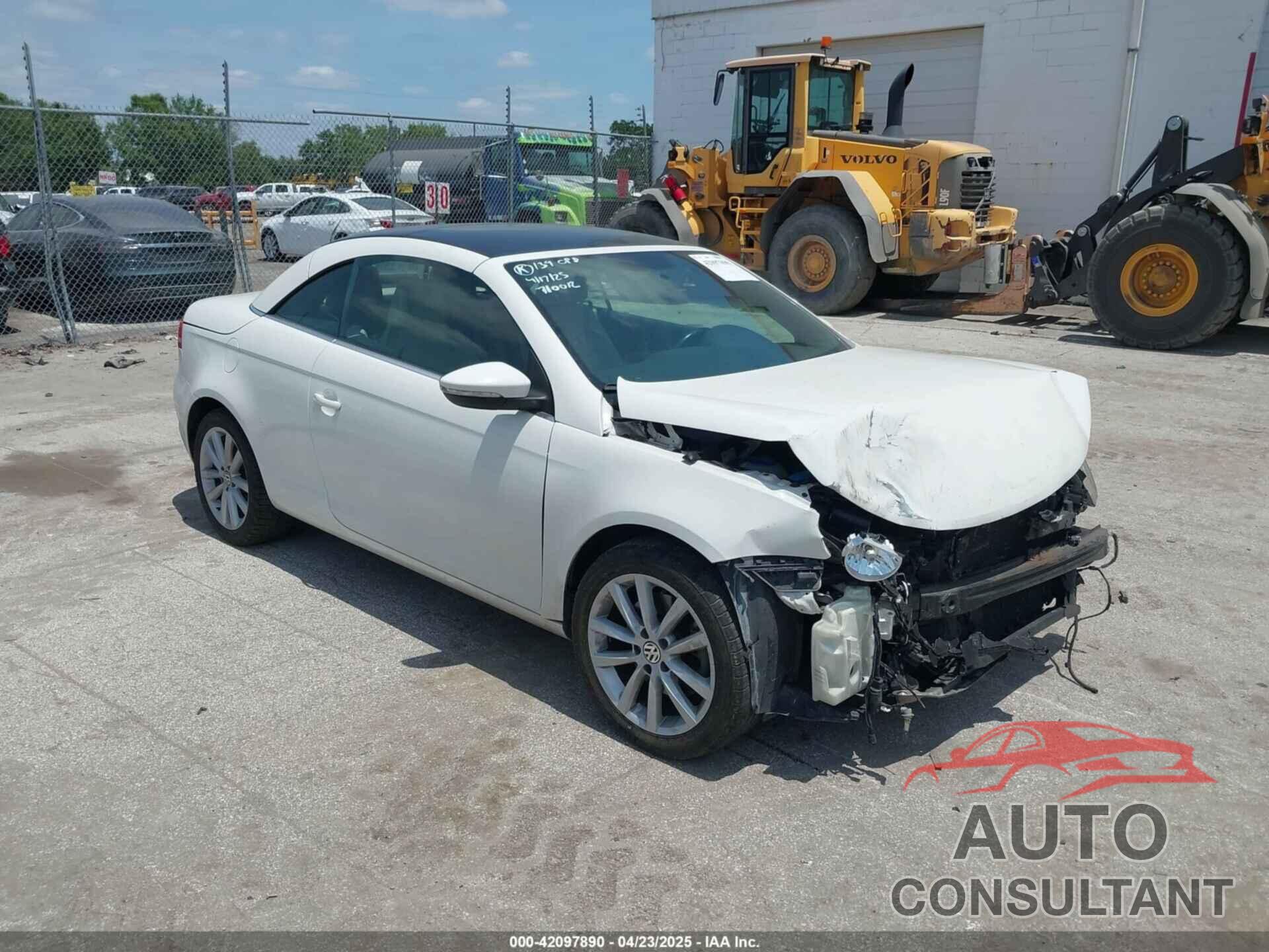 VOLKSWAGEN EOS 2012 - WVWBW7AH8CV000419