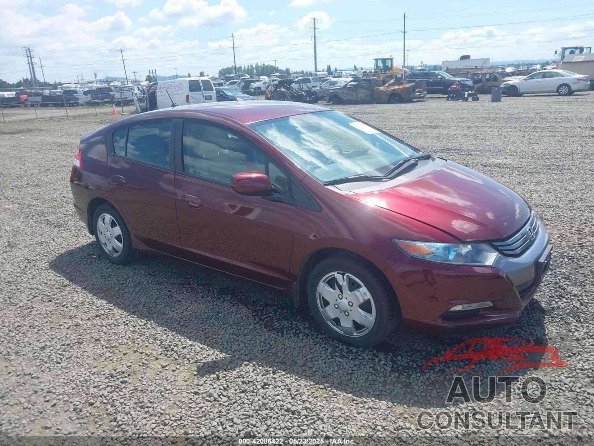 HONDA INSIGHT 2011 - JHMZE2H51BS004312