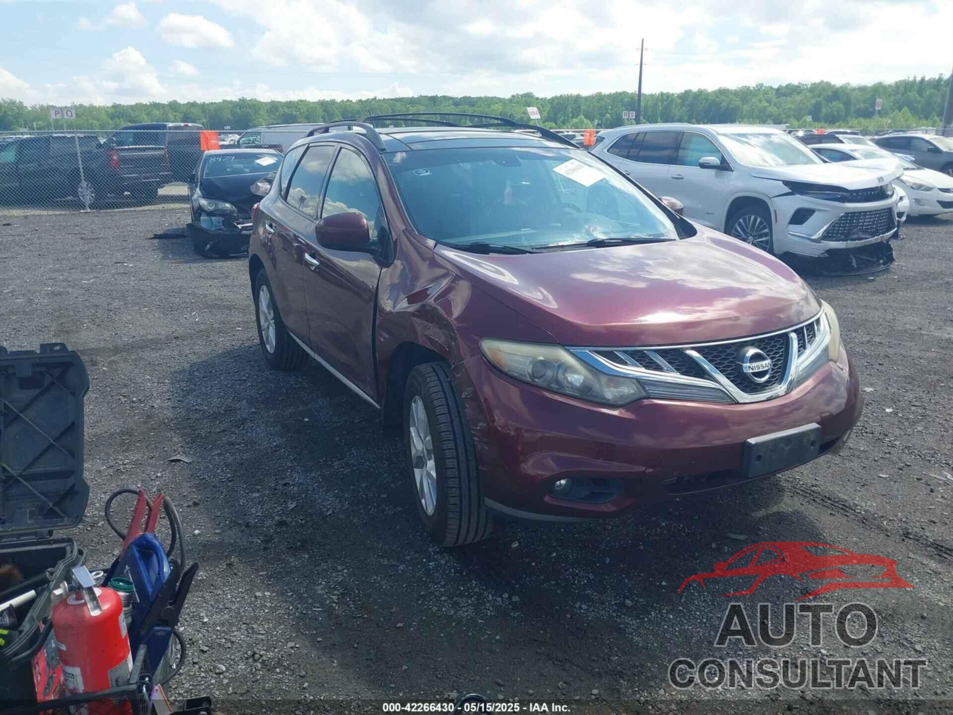 NISSAN MURANO 2011 - JN8AZ1MW7BW183853
