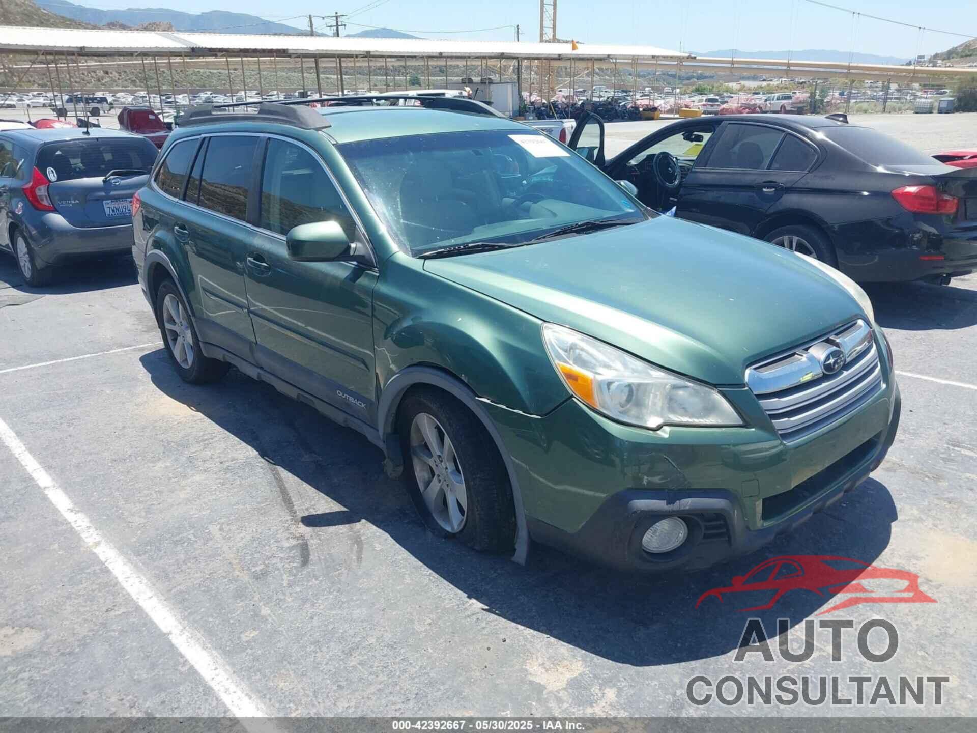 SUBARU OUTBACK 2014 - 4S4BRBCC9E3247096