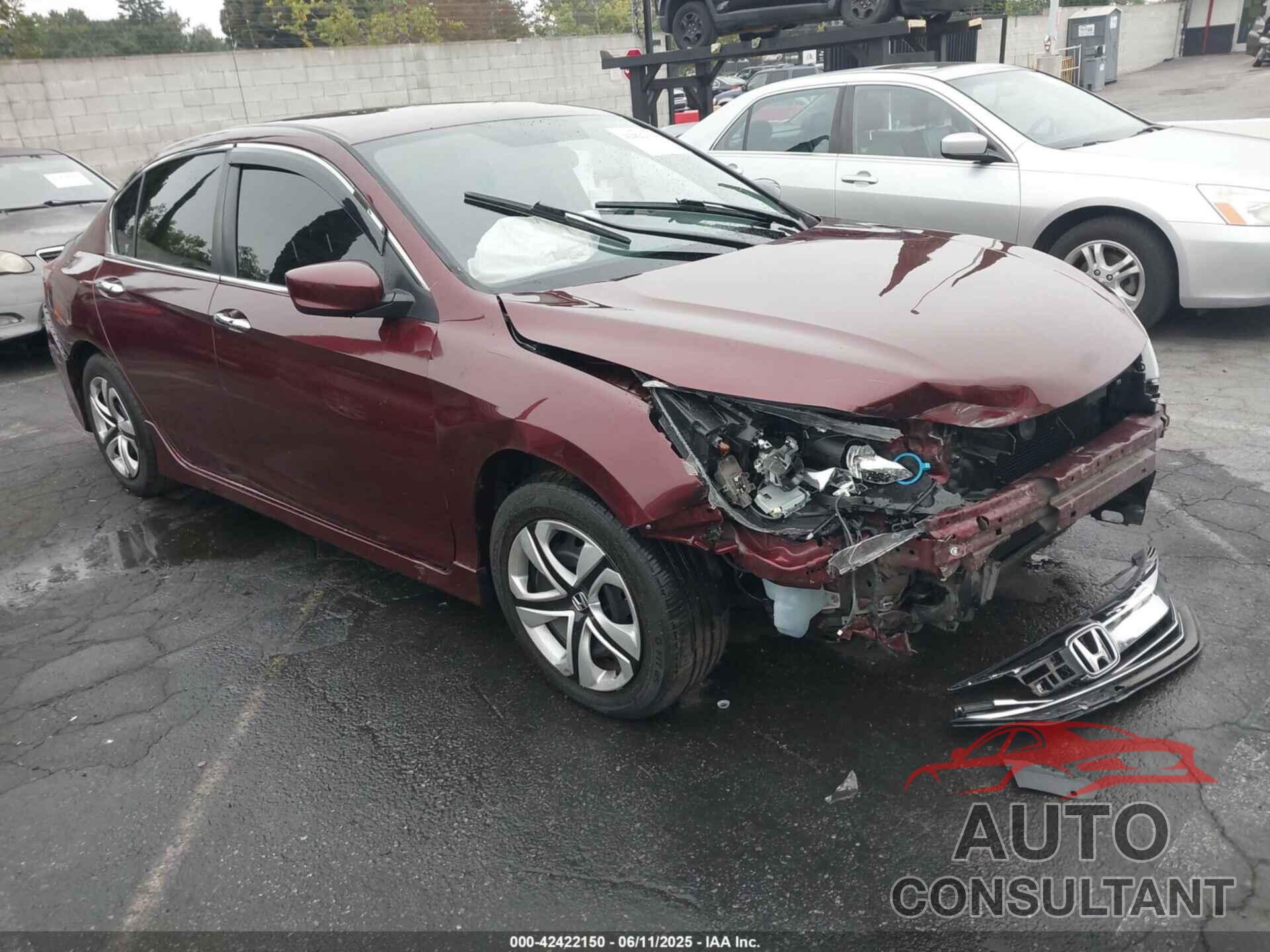 HONDA ACCORD 2016 - 1HGCR2F59GA021484