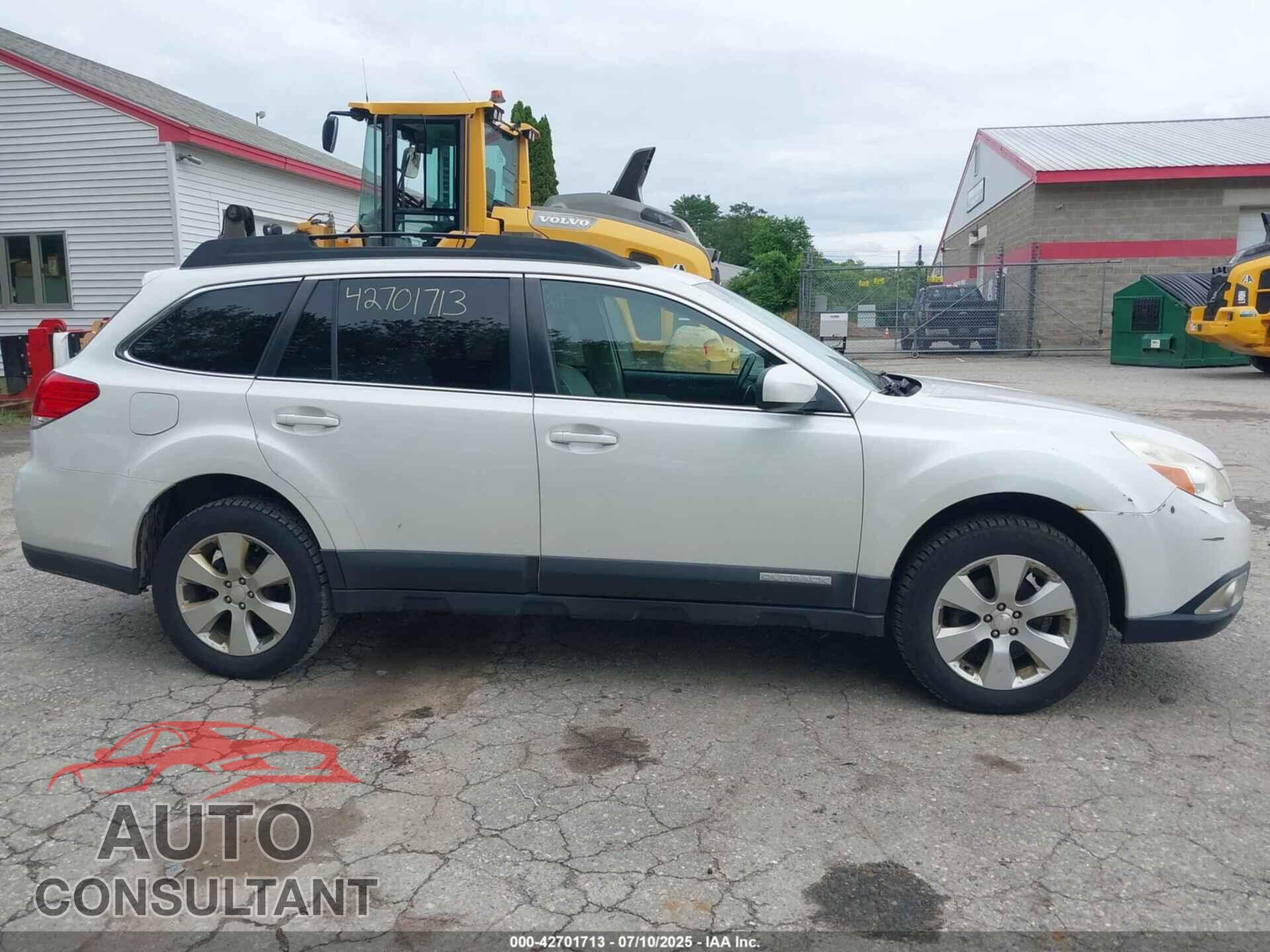 SUBARU OUTBACK 2011 - 4S4BRBLC2B3400042