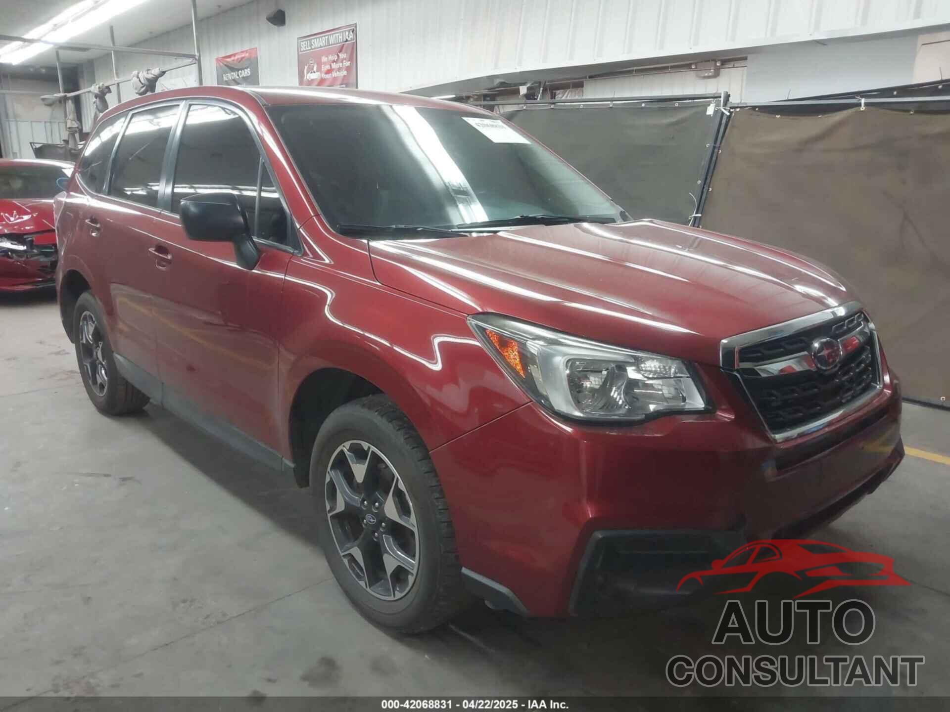 SUBARU FORESTER 2018 - JF2SJAAC7JH557173