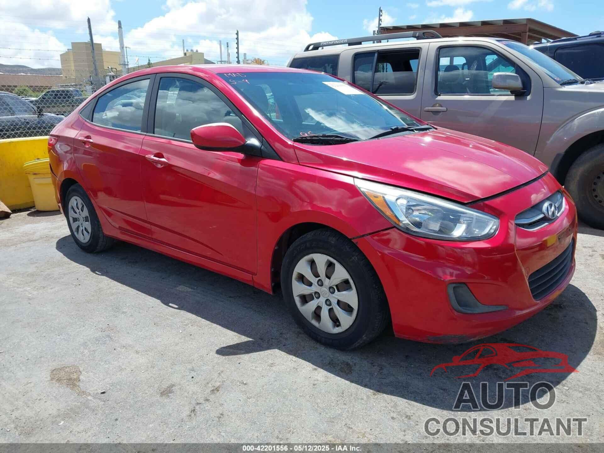 HYUNDAI ACCENT 2016 - KMHCT4AE9GU091628