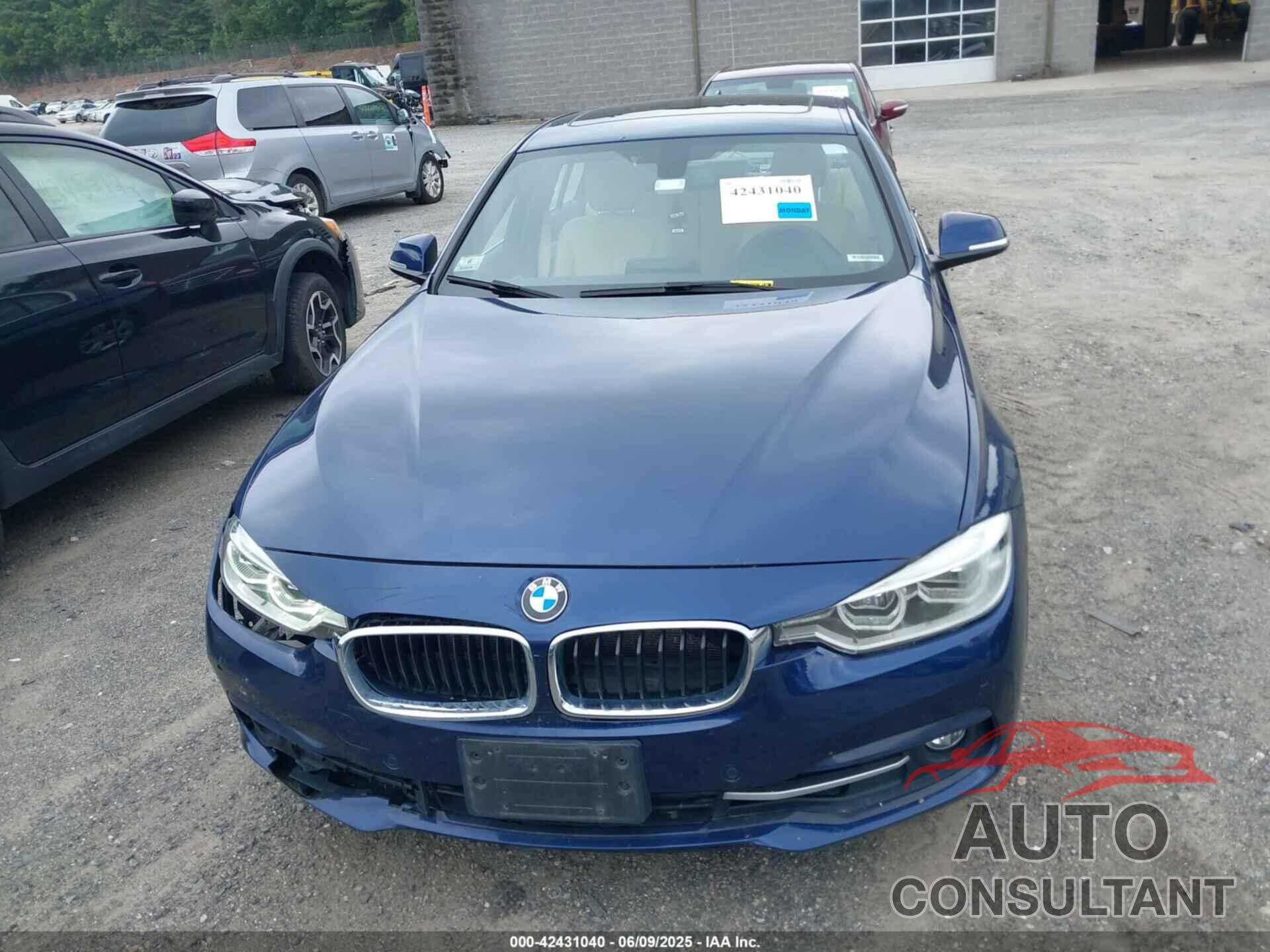 BMW 330I 2017 - WBA8D9G58HNU59656