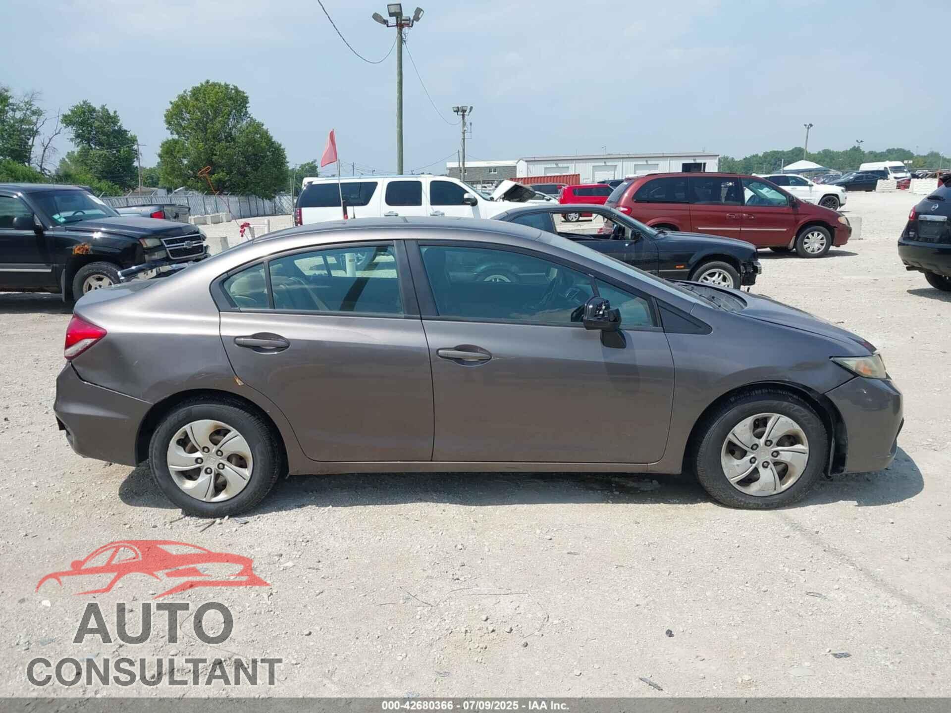 HONDA CIVIC 2013 - 19XFB2F52DE019763