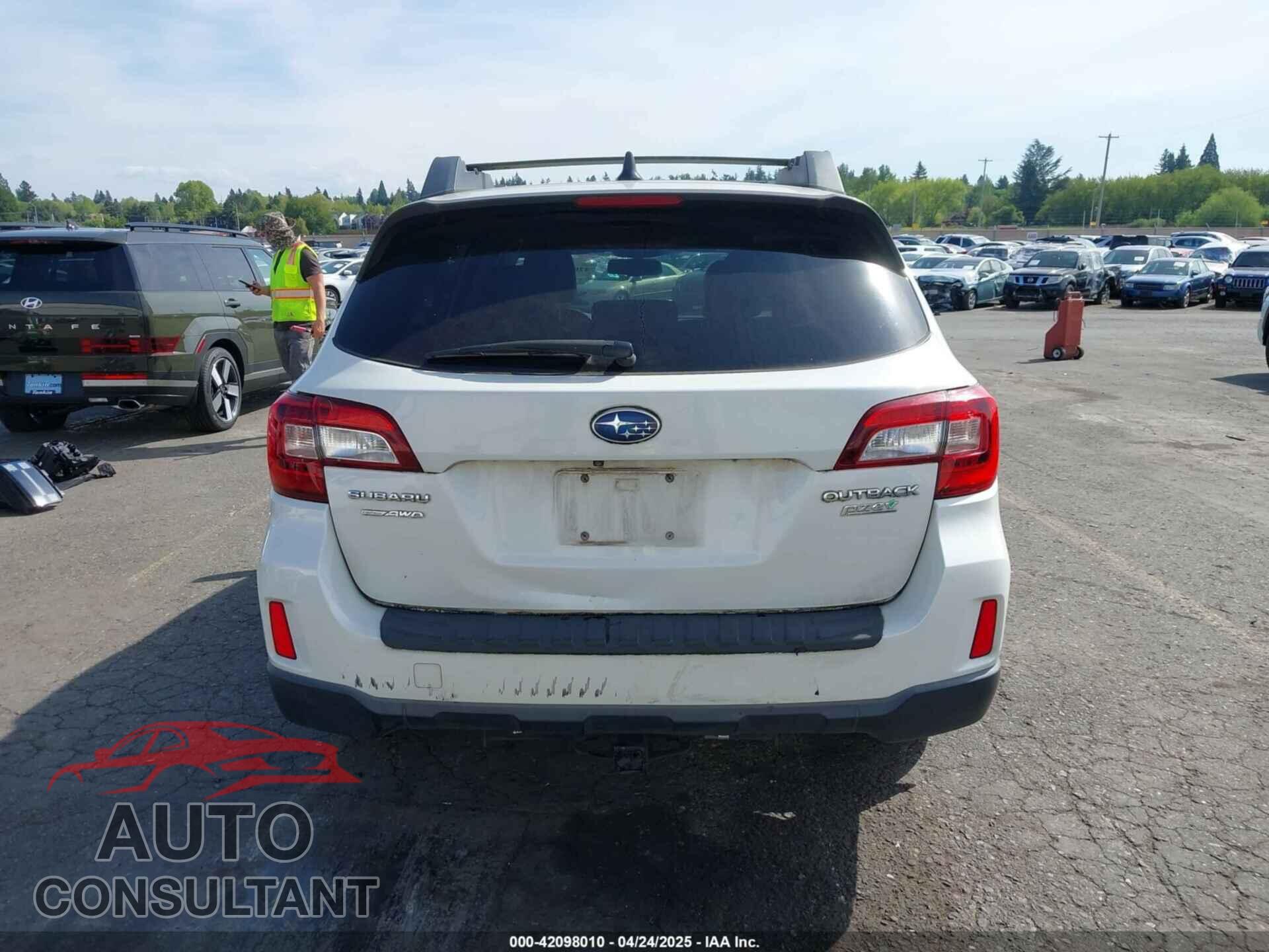 SUBARU OUTBACK 2016 - 4S4BSACC6G3242777