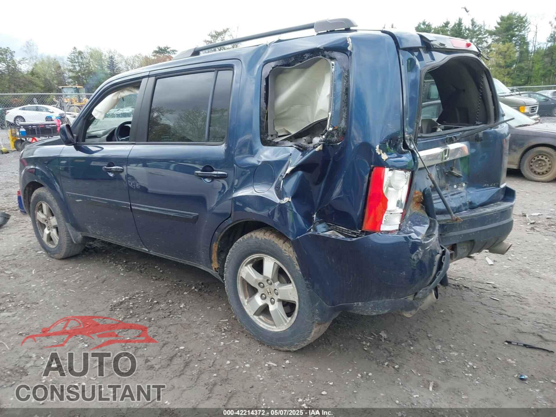 HONDA PILOT 2009 - 5FNYF48459B047359