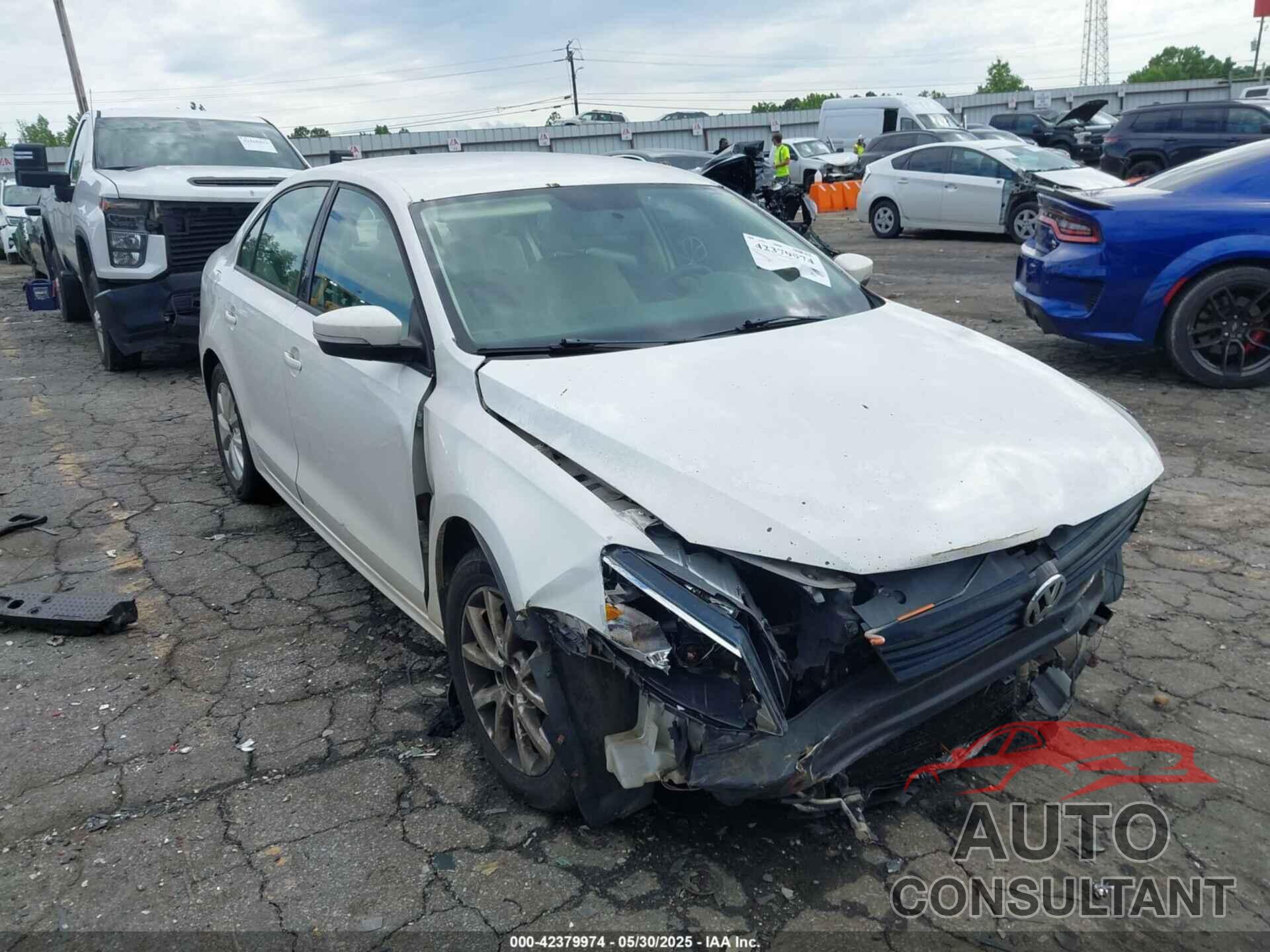 VOLKSWAGEN JETTA 2012 - 3VWDX7AJ1CM395169
