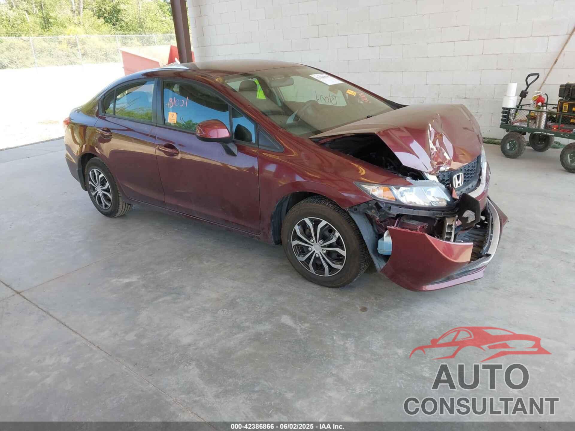 HONDA CIVIC 2013 - 19XFB2F50DE293155
