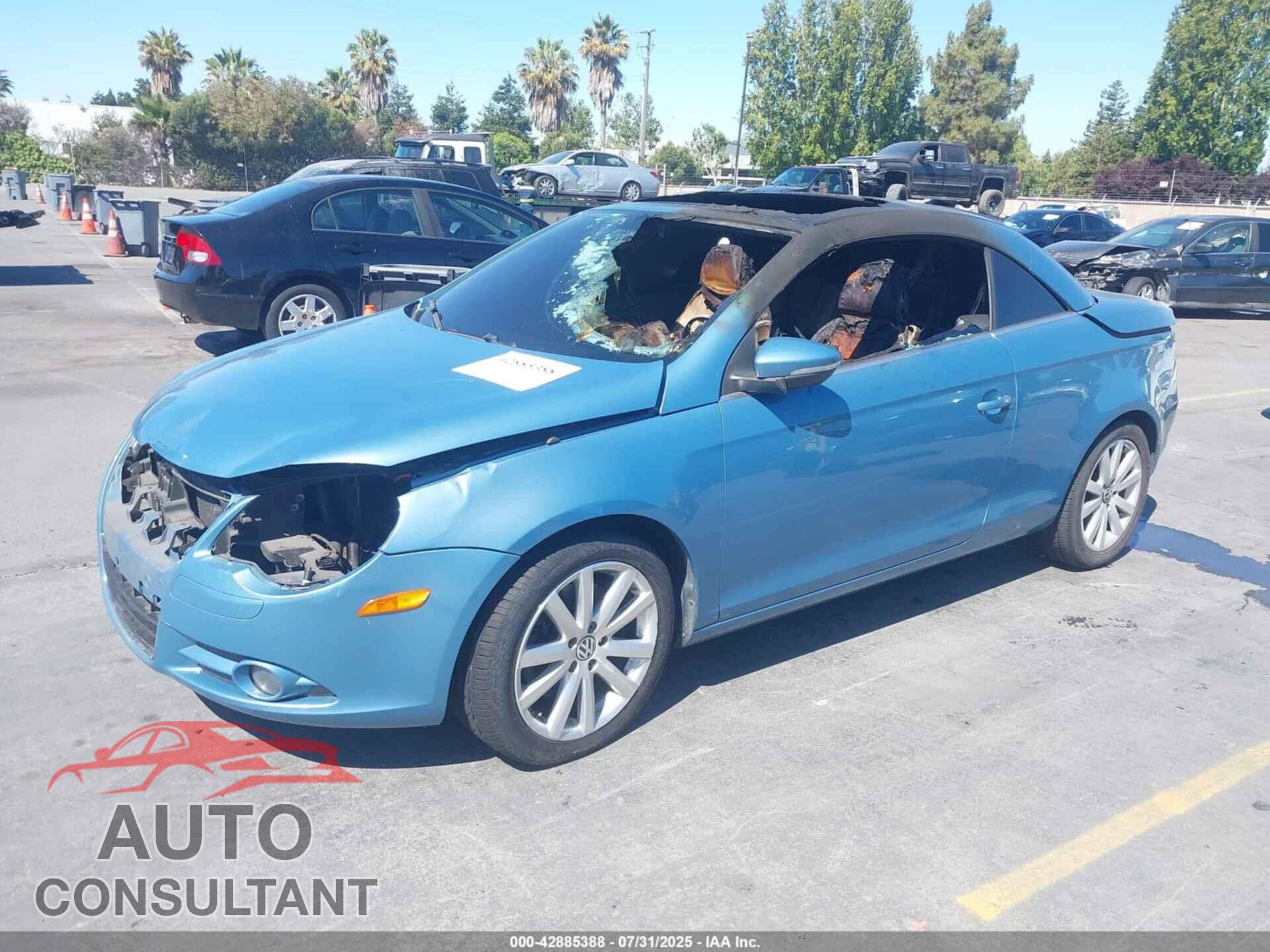 VOLKSWAGEN EOS 2010 - WVWBA7AH5AV021739