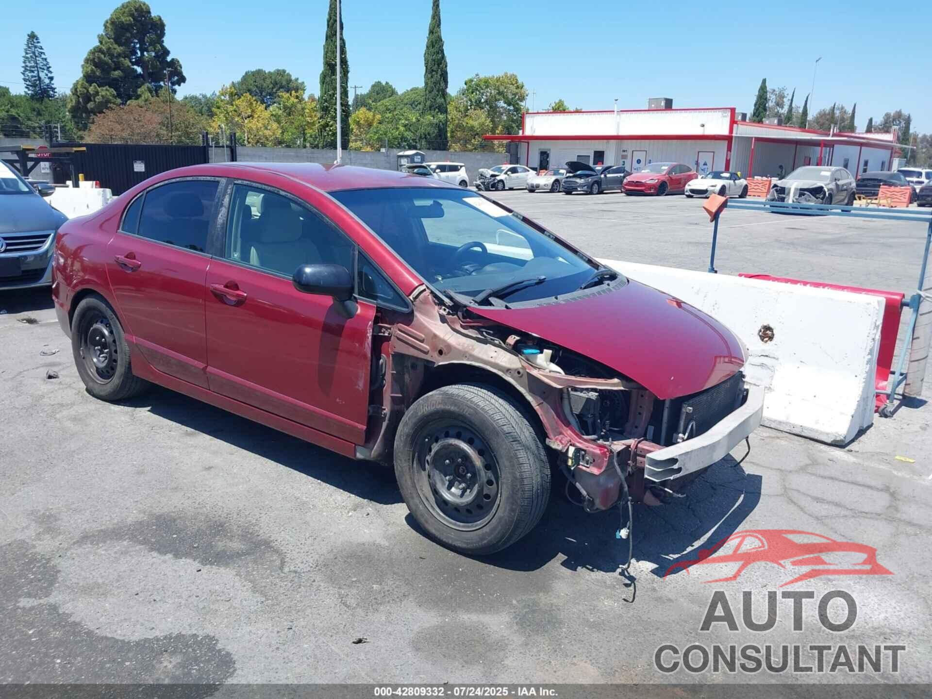 HONDA CIVIC 2011 - 2HGFA1F58BH541166
