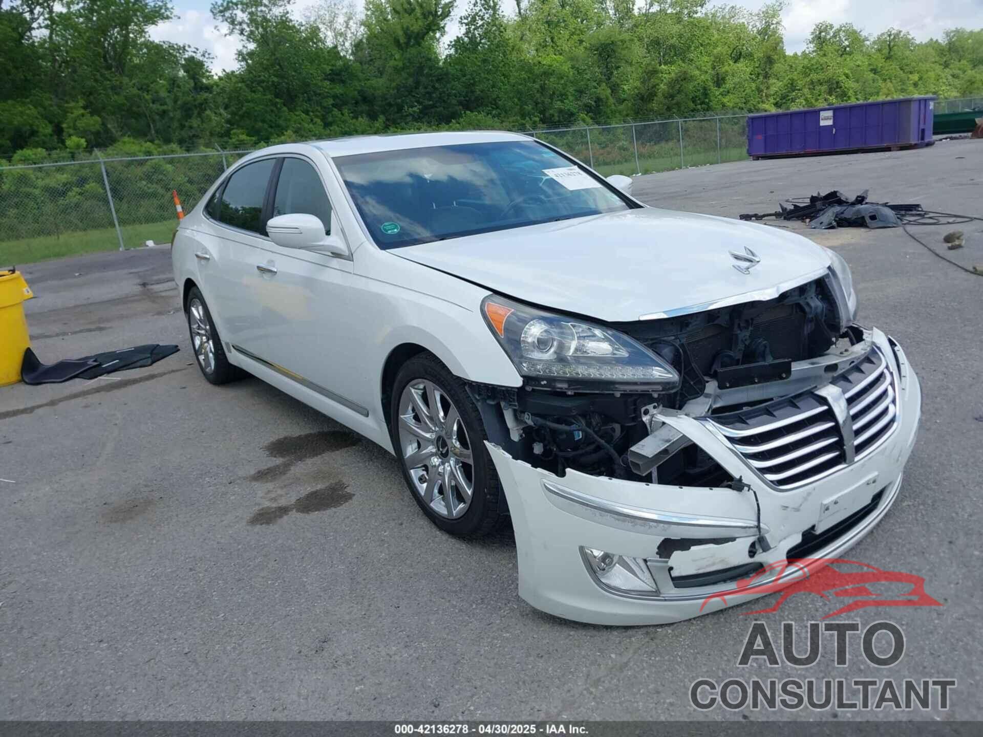 HYUNDAI EQUUS 2013 - KMHGH4JH2DU059788