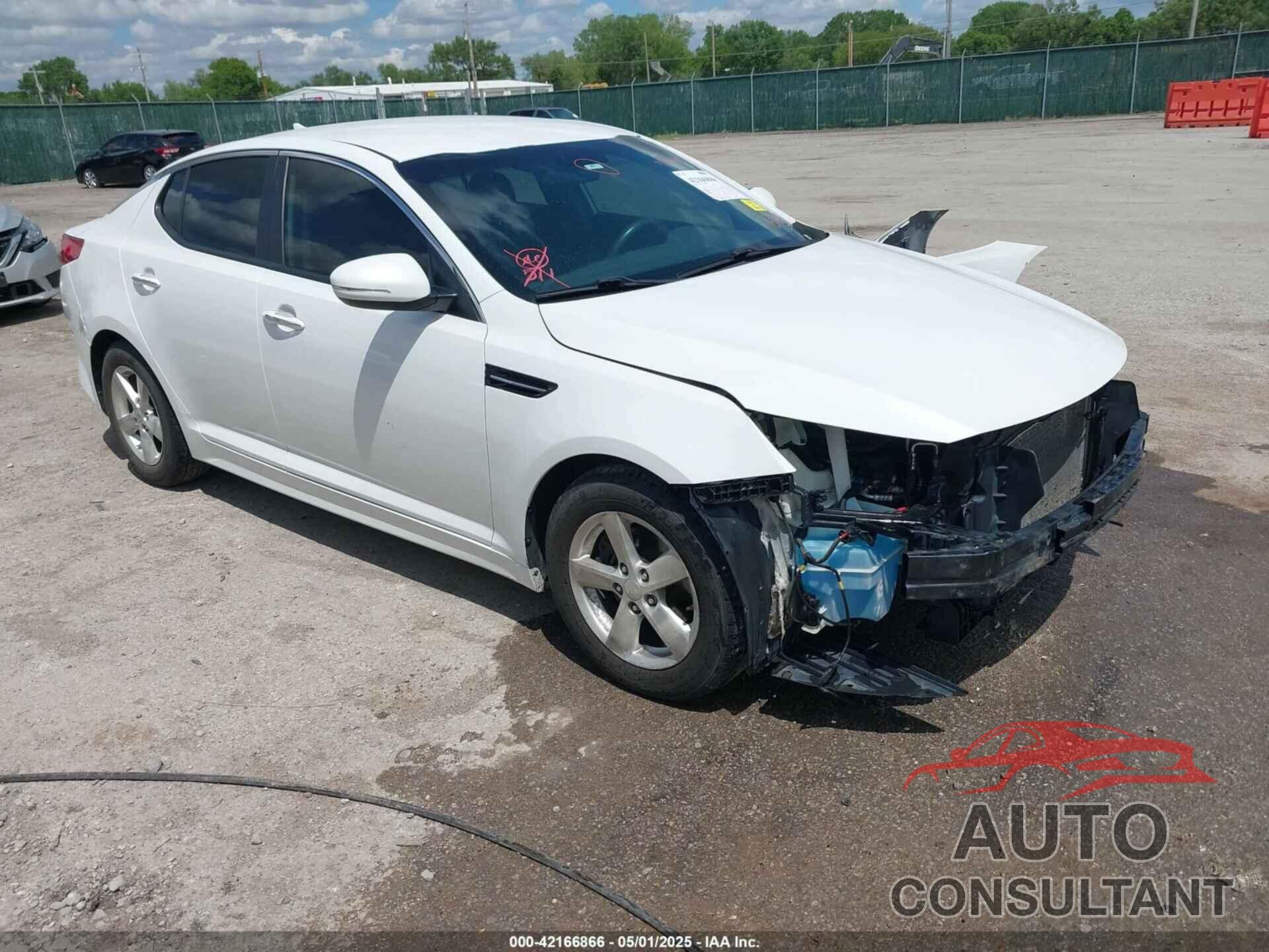 KIA OPTIMA 2015 - KNAGM4A76F5641412