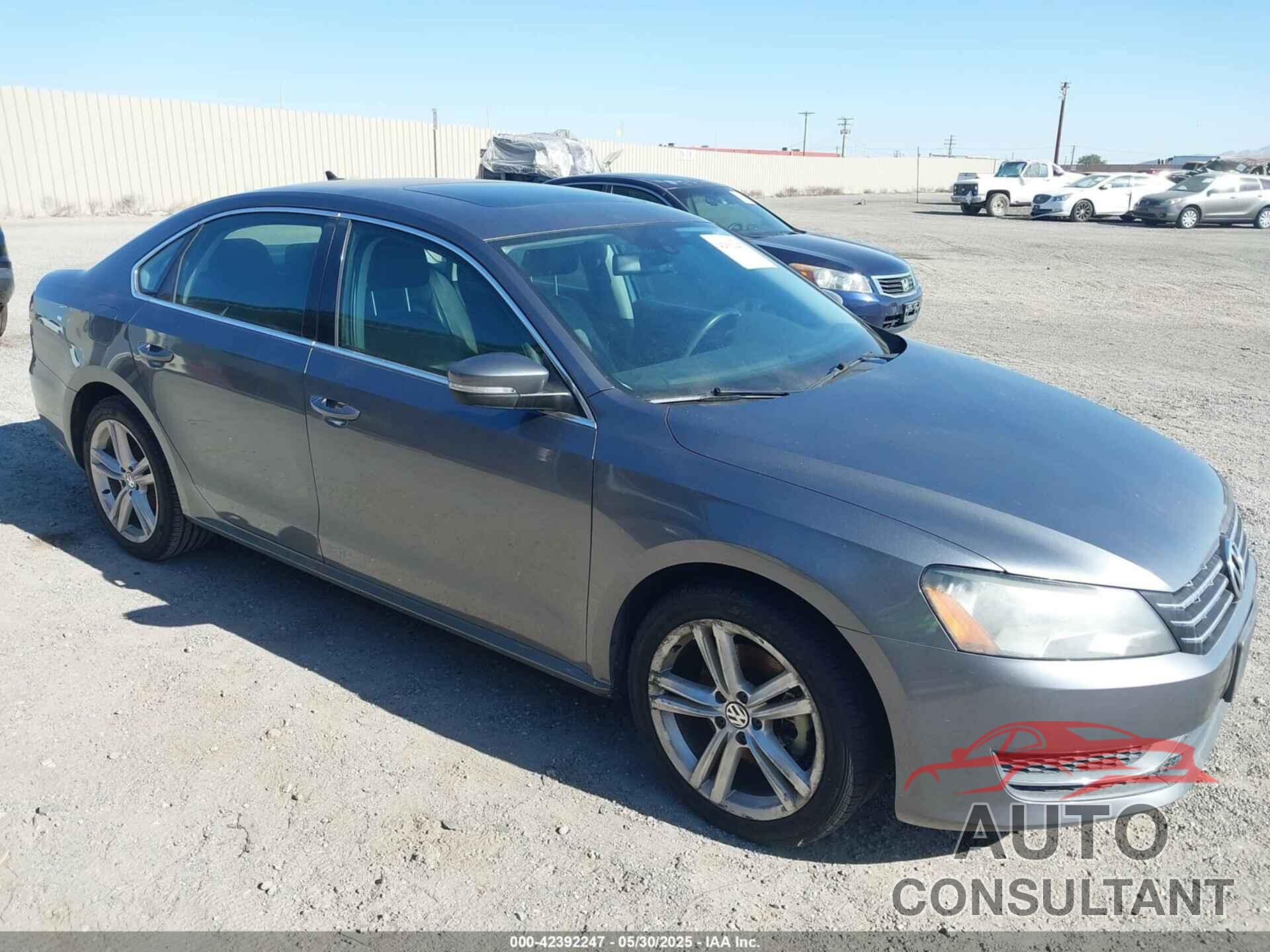 VOLKSWAGEN PASSAT 2014 - 1VWBN7A38EC024819