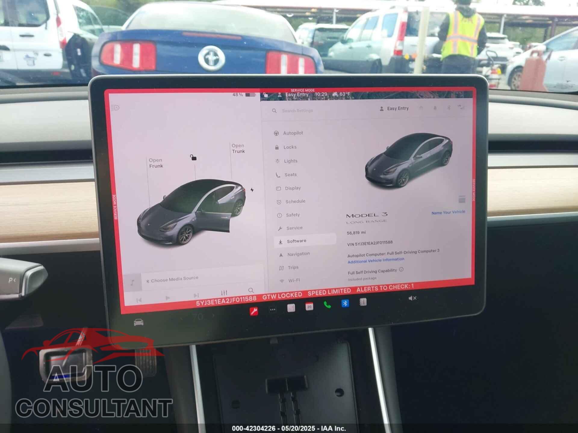 TESLA MODEL 3 2018 - 5YJ3E1EA2JF011588