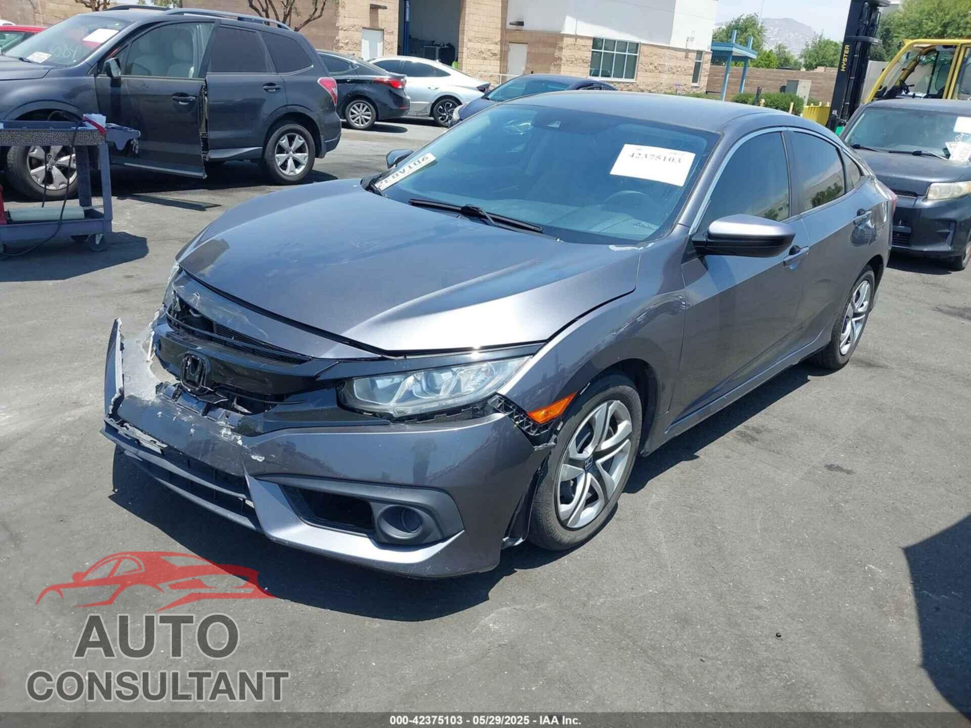 HONDA CIVIC 2017 - 19XFC2F63HE209809
