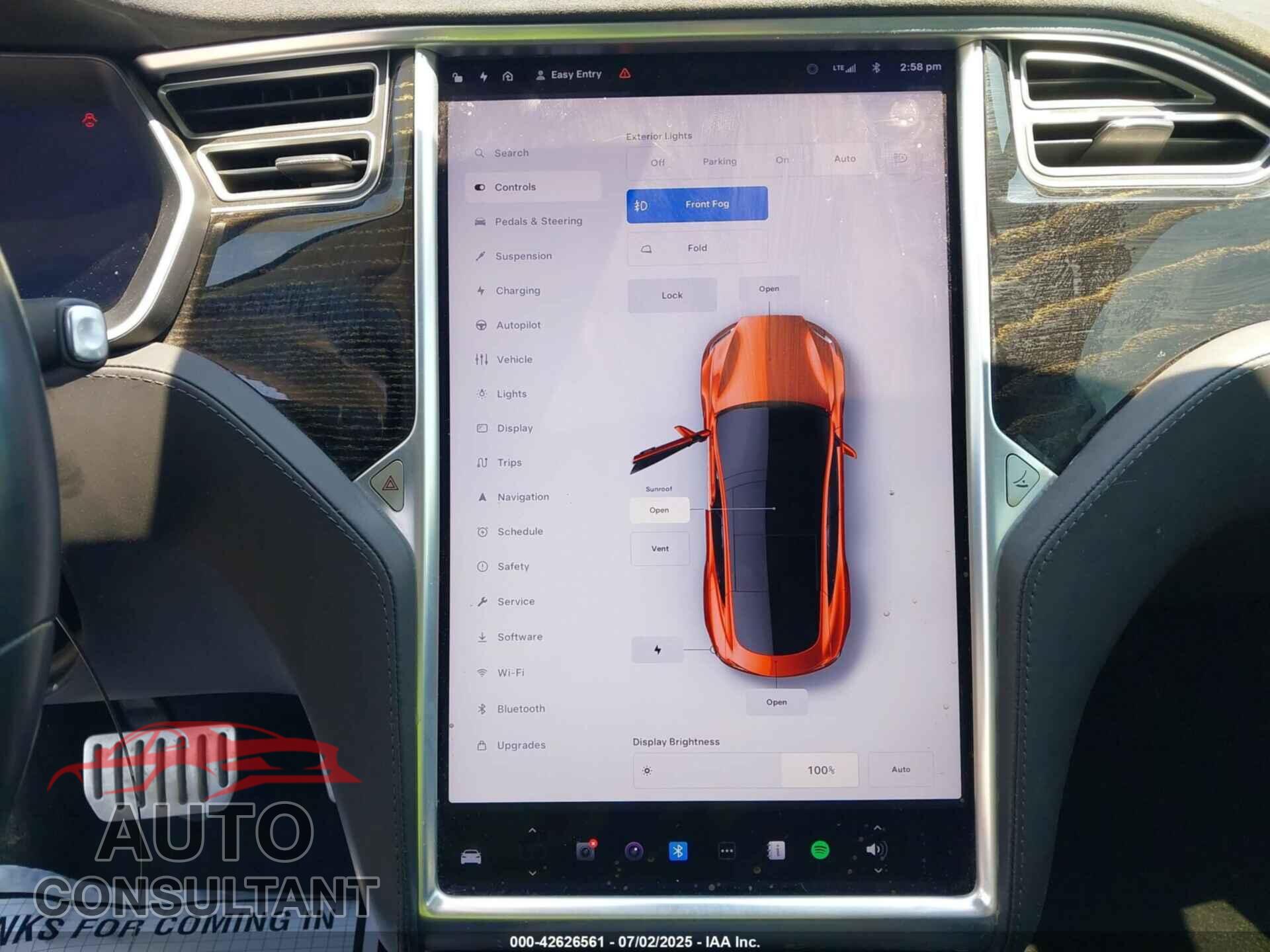 TESLA MODEL S 2017 - 5YJSA1E46HF183568