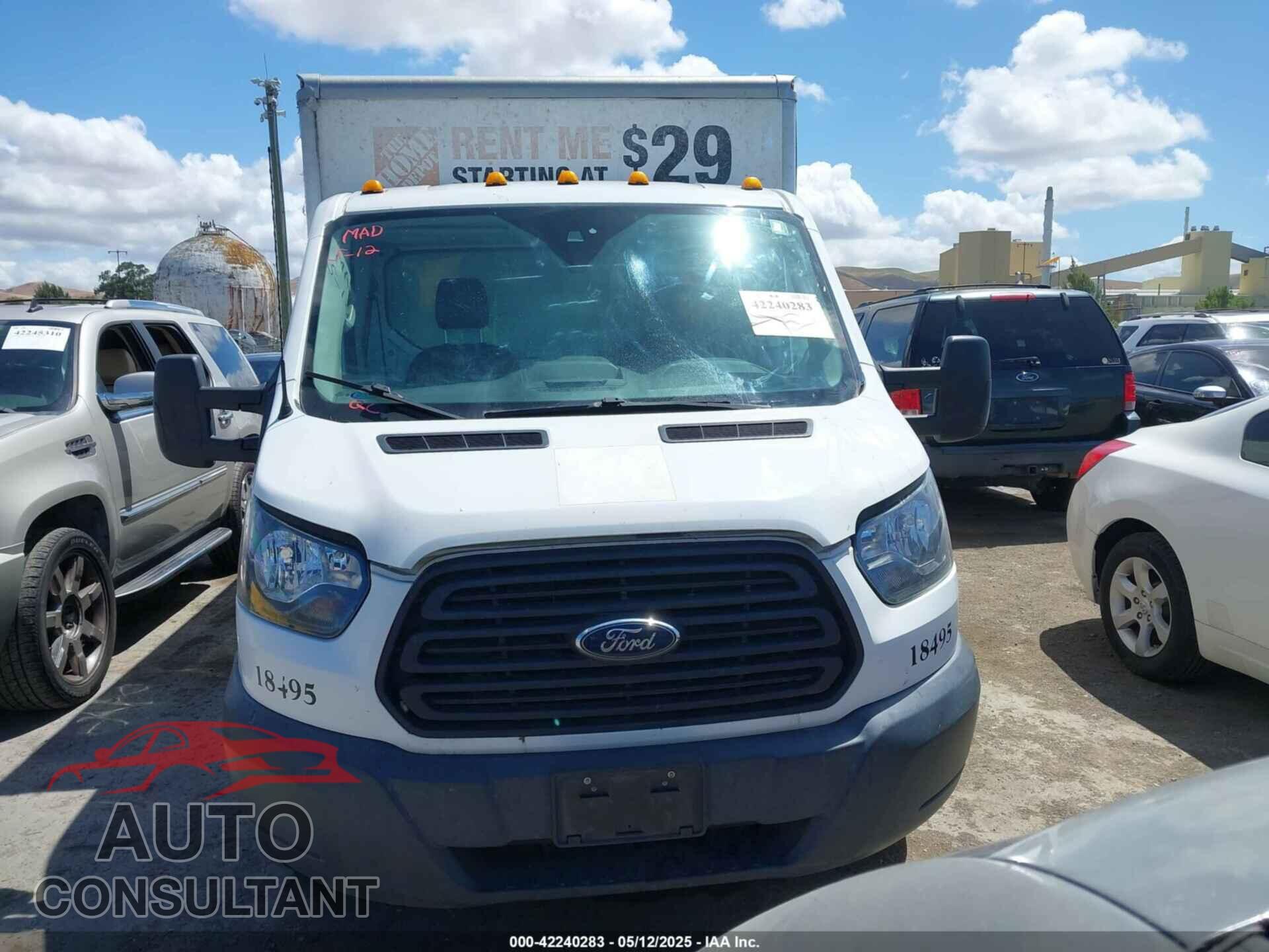 FORD TRANSIT-350 CAB 2018 - 1FDBF8ZM0JKA62169