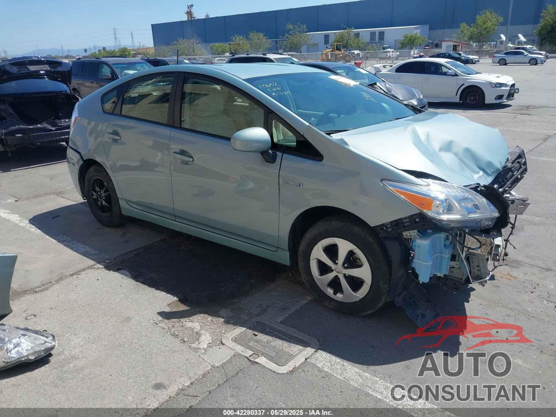 TOYOTA PRIUS 2012 - JTDKN3DU9C1592893
