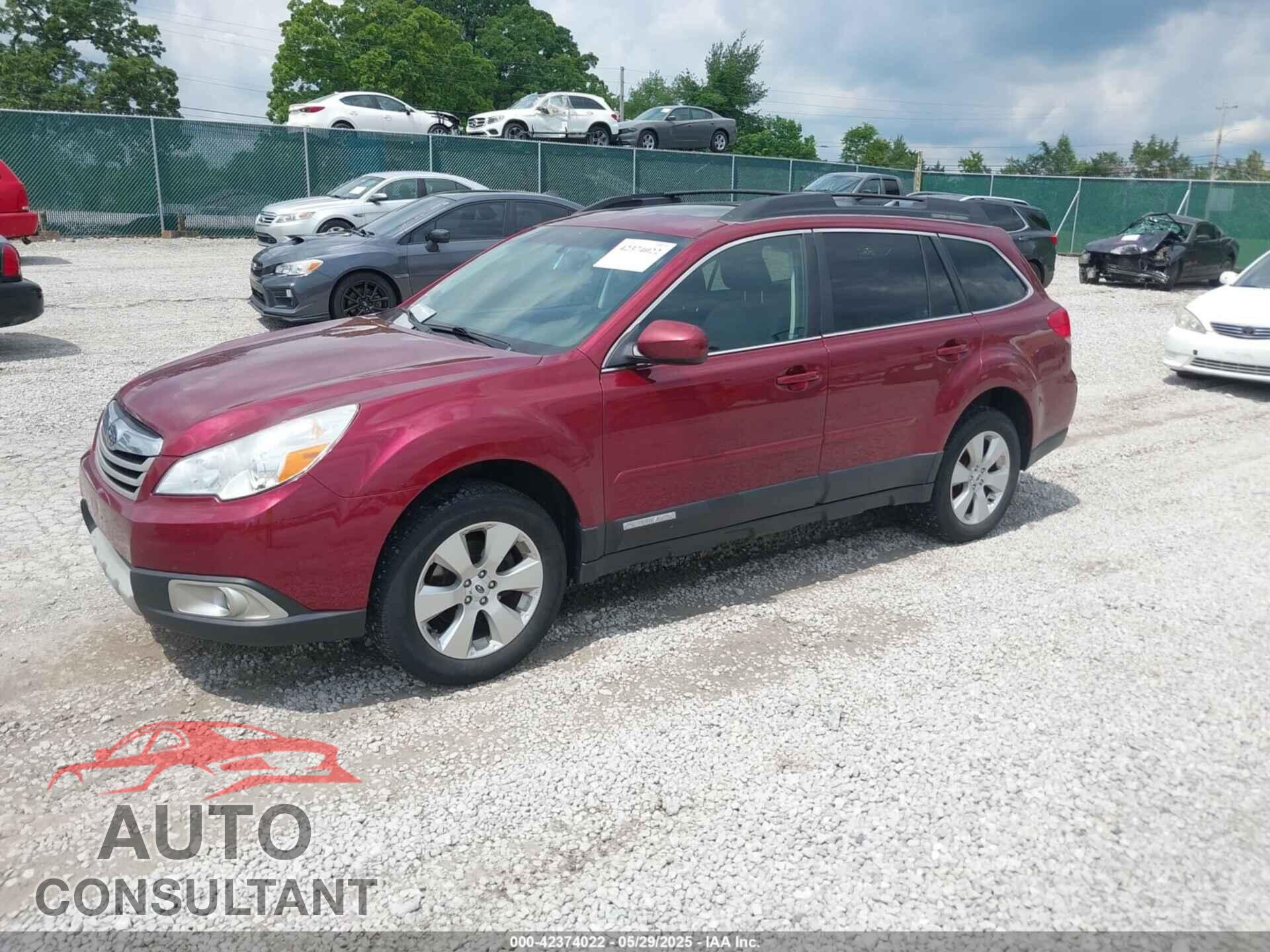 SUBARU OUTBACK 2012 - 4S4BRCLC0C3249595