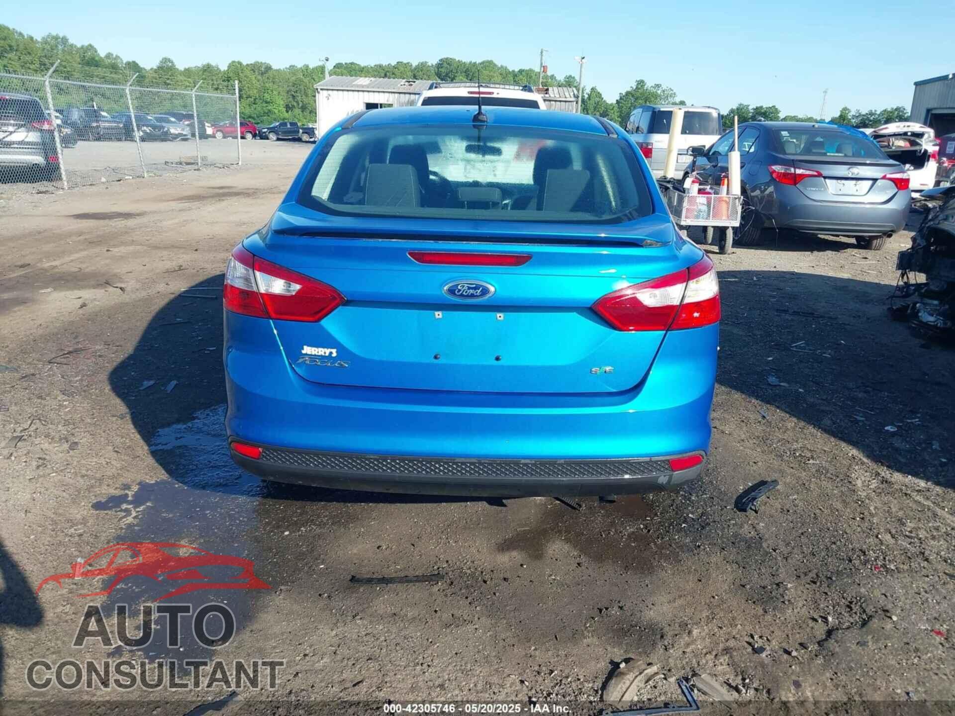 FORD FOCUS 2012 - 1FAHP3F2XCL327992
