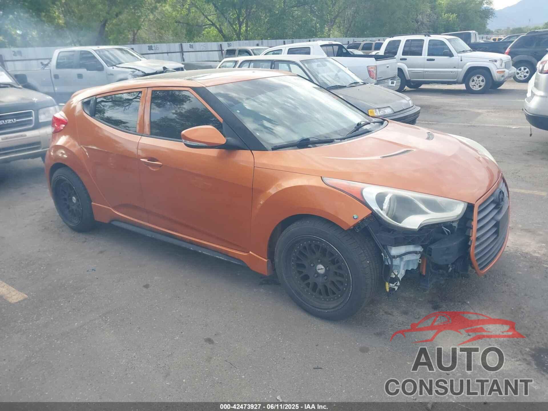 HYUNDAI VELOSTER 2014 - KMHTC6AE7EU202556