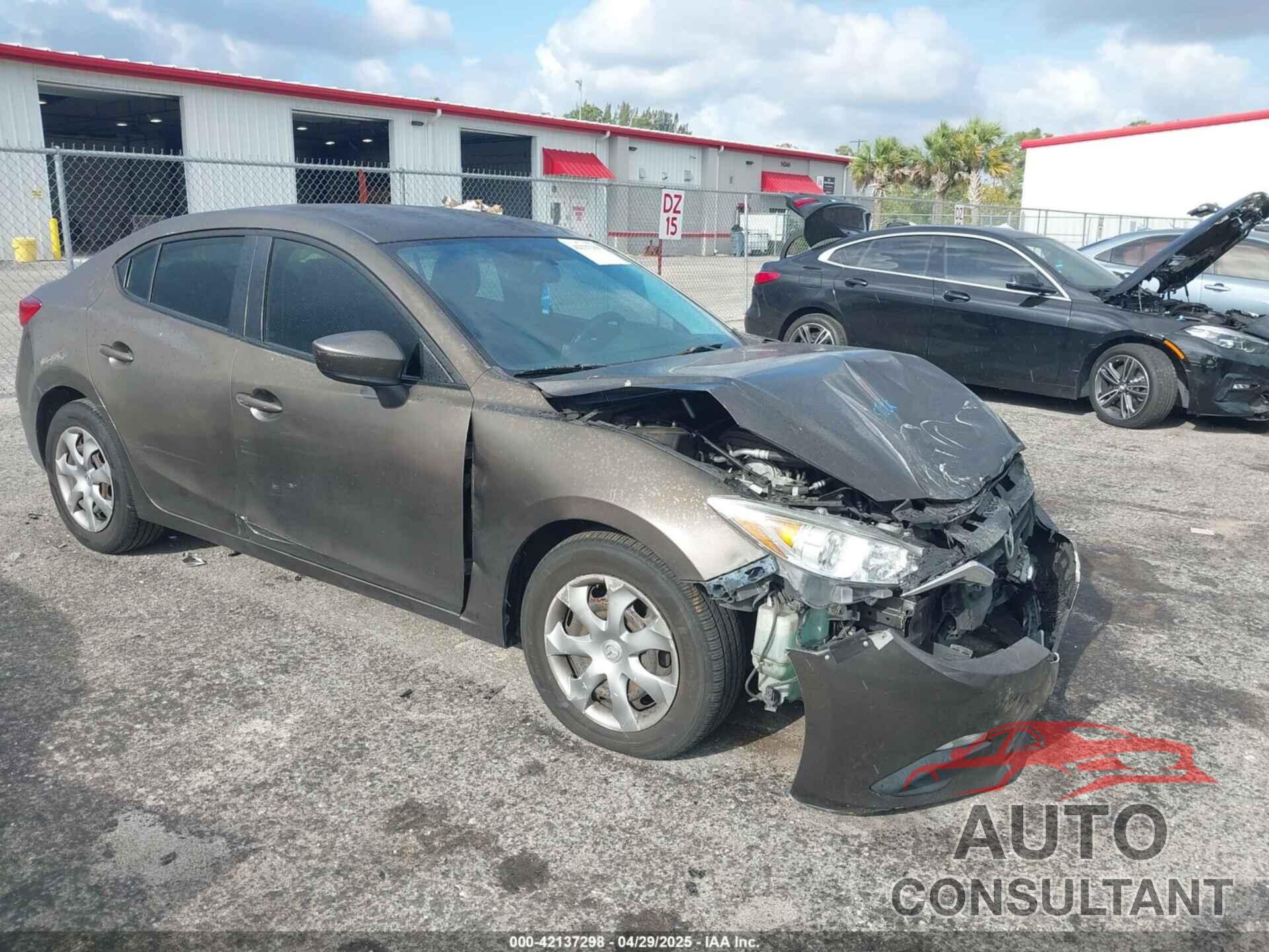 MAZDA MAZDA3 2014 - JM1BM1U75E1121358