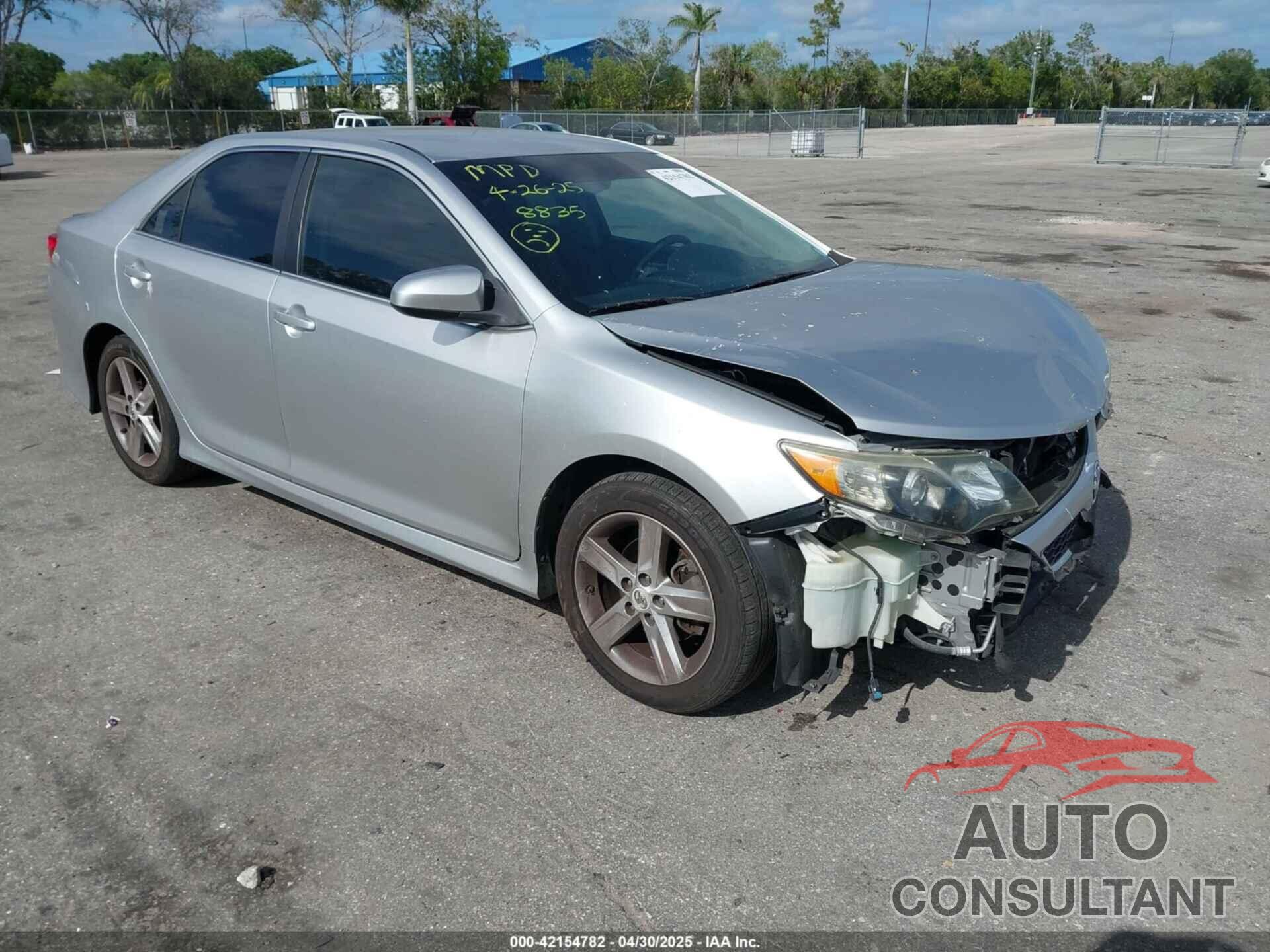 TOYOTA CAMRY 2012 - 4T1BF1FK3CU188835