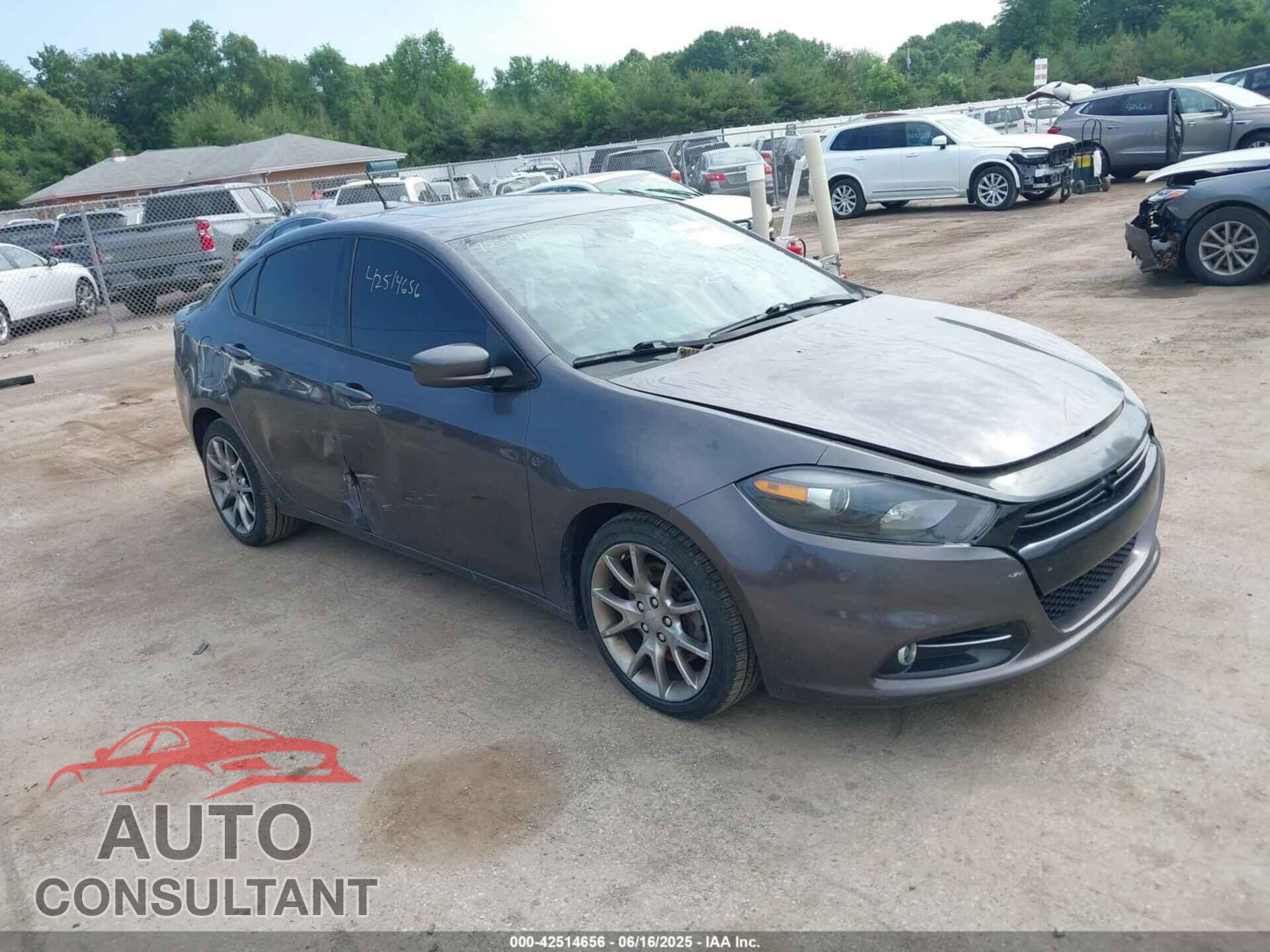 DODGE DART 2015 - 1C3CDFBB5FD181816