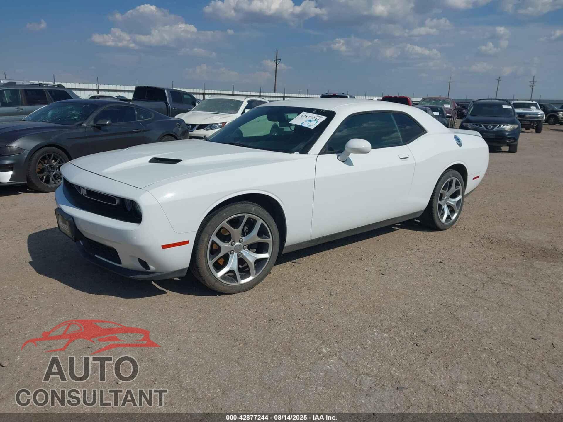 DODGE CHALLENGER 2016 - 2C3CDZAG2GH326314