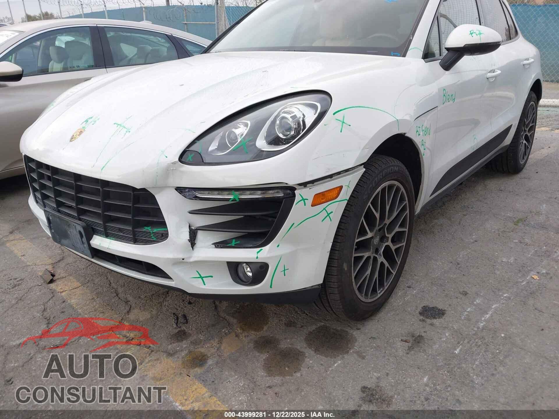 PORSCHE MACAN 2017 - WP1AA2A52HLB09303