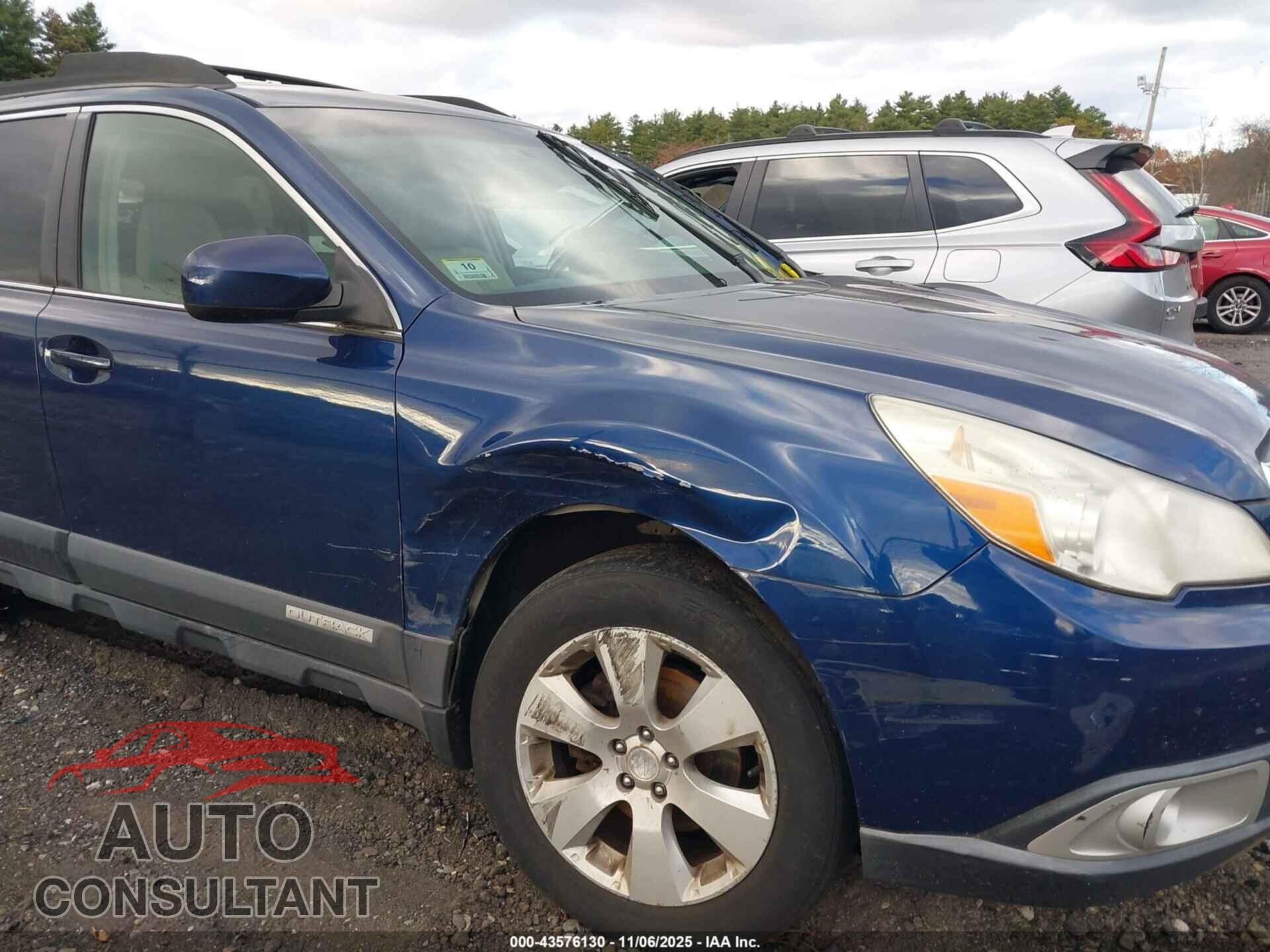 SUBARU OUTBACK 2011 - 4S4BRBGC7B3347042