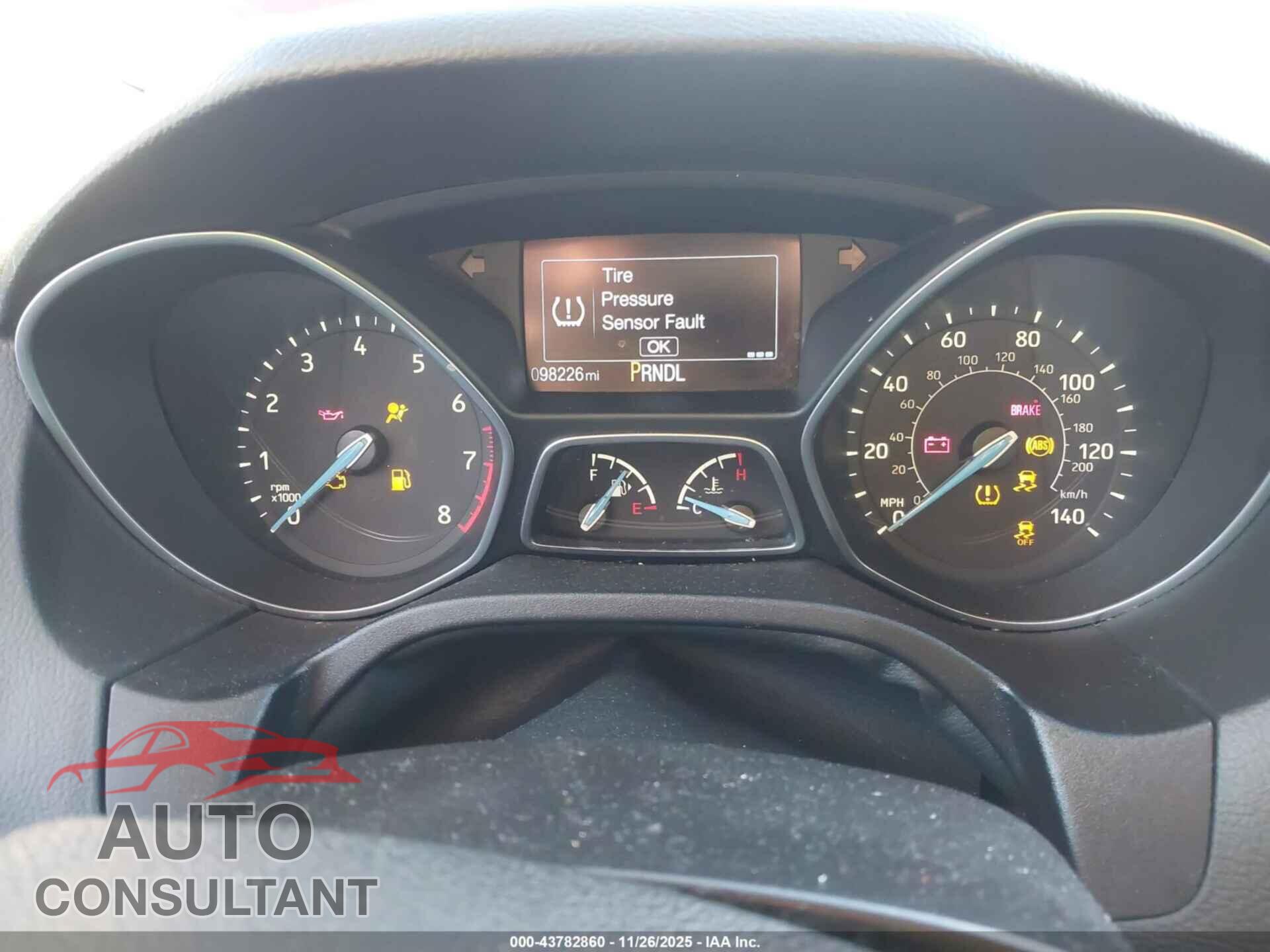 FORD FOCUS 2016 - 1FADP3F23GL335520