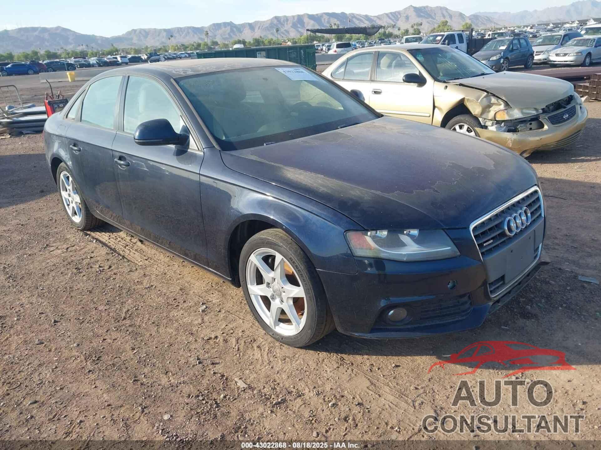 AUDI A4 2009 - WAULF78K39N026079