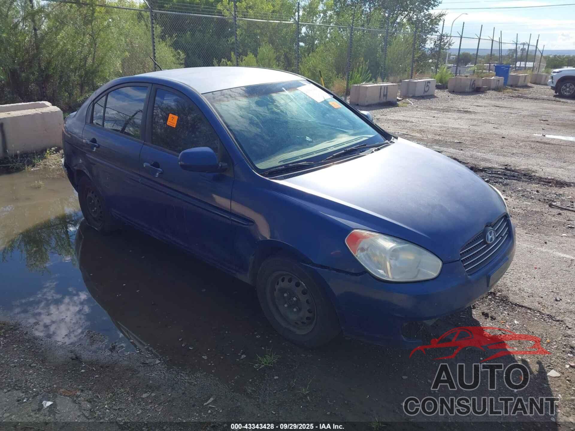 HYUNDAI ACCENT 2011 - KMHCN4AC1BU606896
