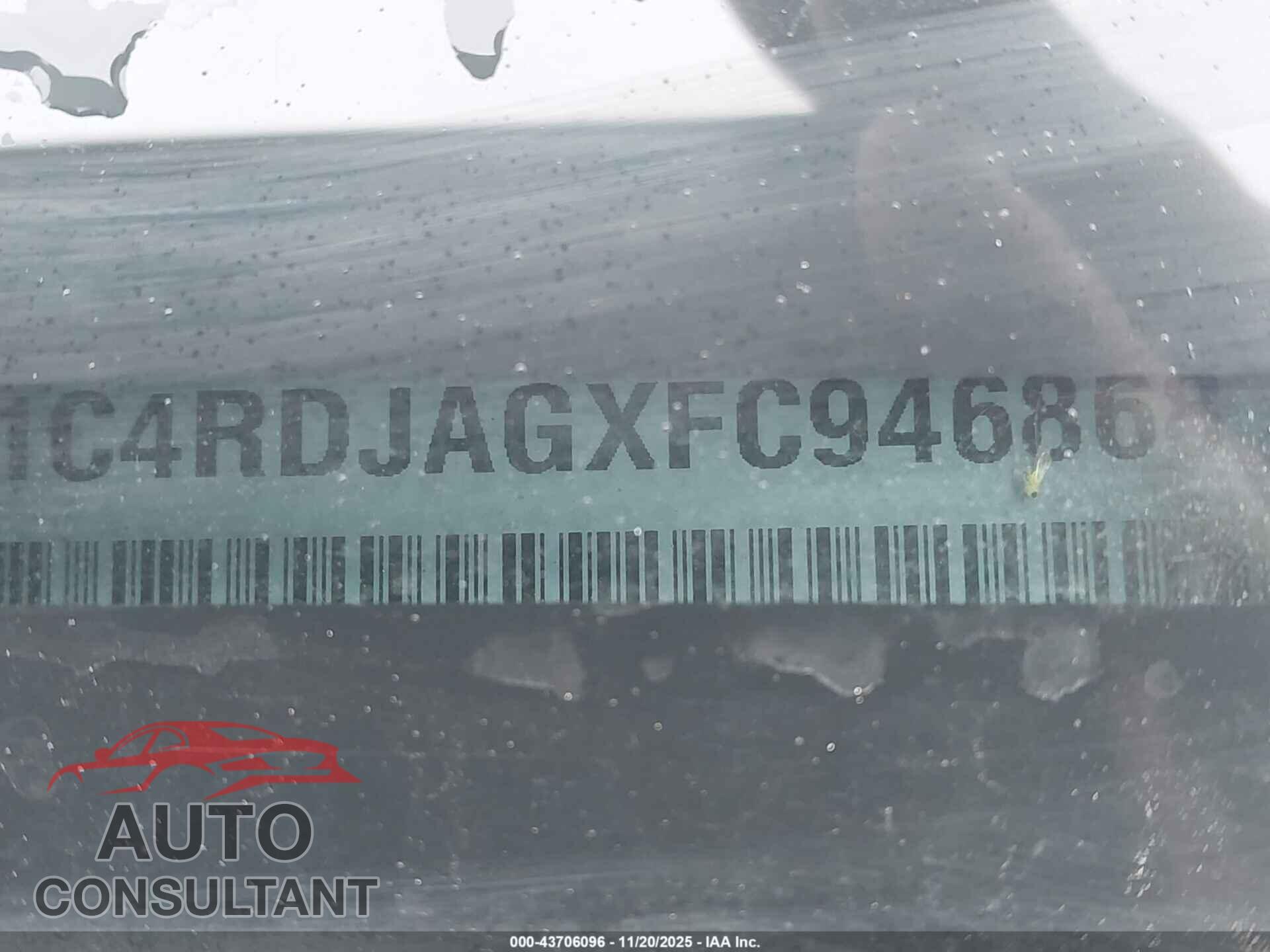 DODGE DURANGO 2015 - 1C4RDJAGXFC946868