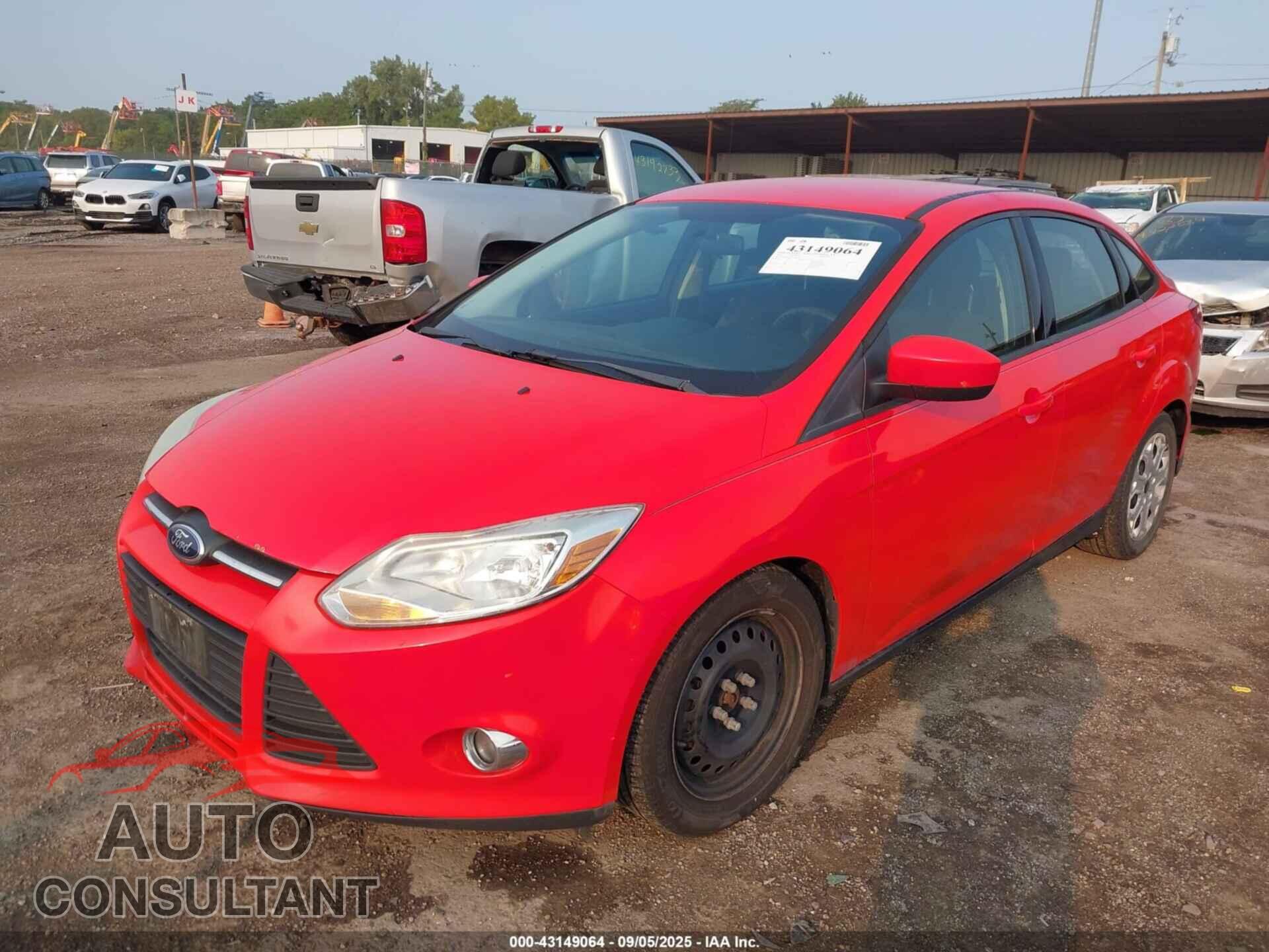 FORD FOCUS 2012 - 1FAHP3F28CL336318