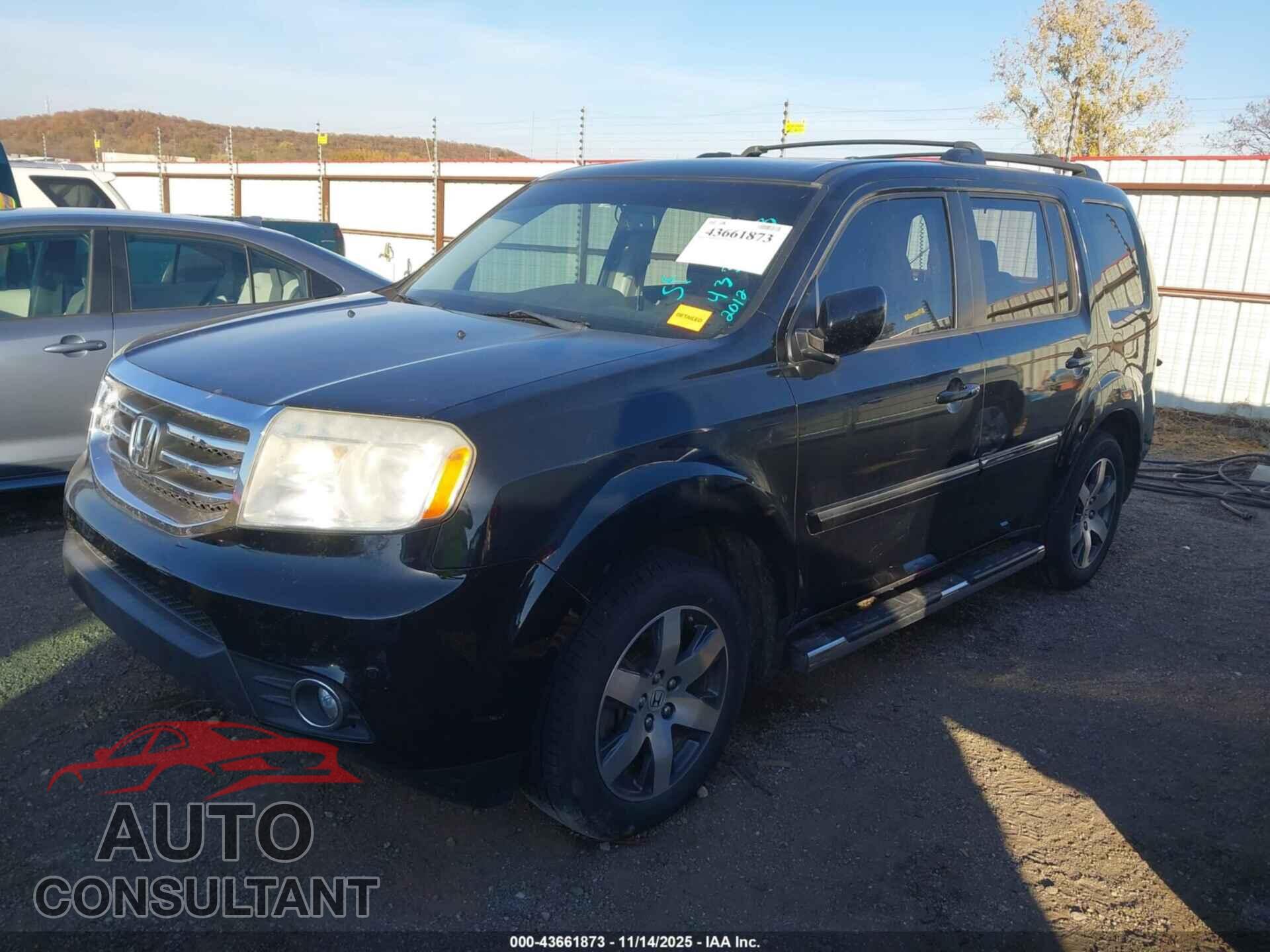 HONDA PILOT 2012 - 5FNYF4H97CB037239