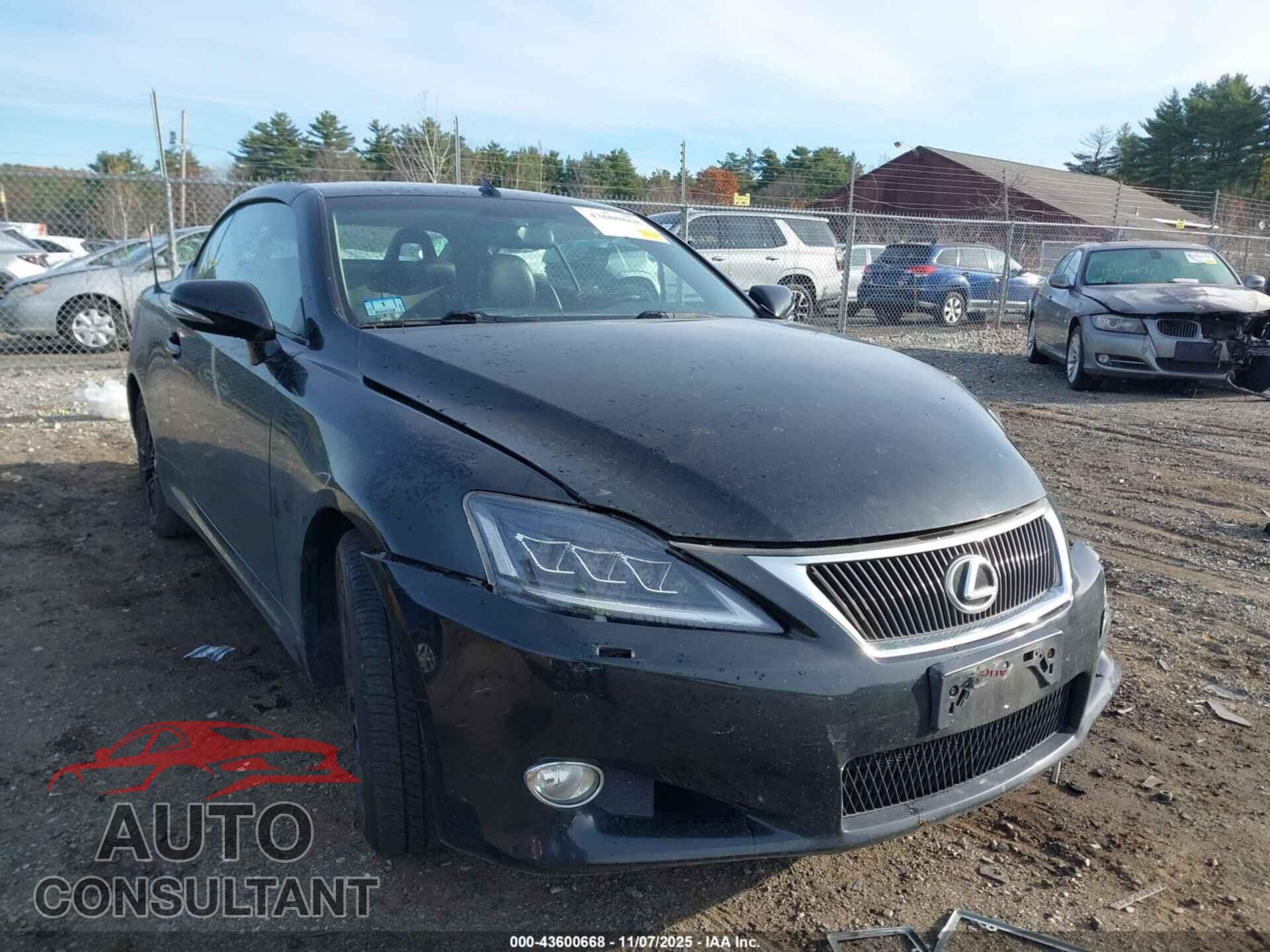 LEXUS IS 250C 2010 - JTHFF2C29A2509574