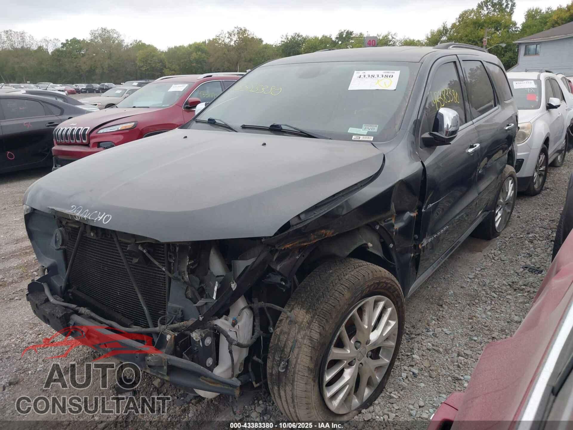 DODGE DURANGO 2012 - 1C4SDJET8CC278735