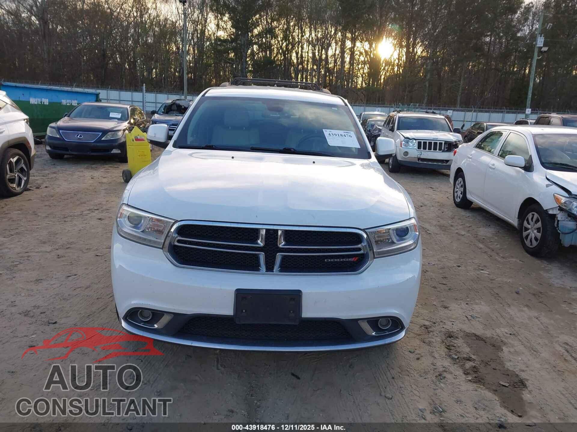DODGE DURANGO 2016 - 1C4RDJDG3GC484375