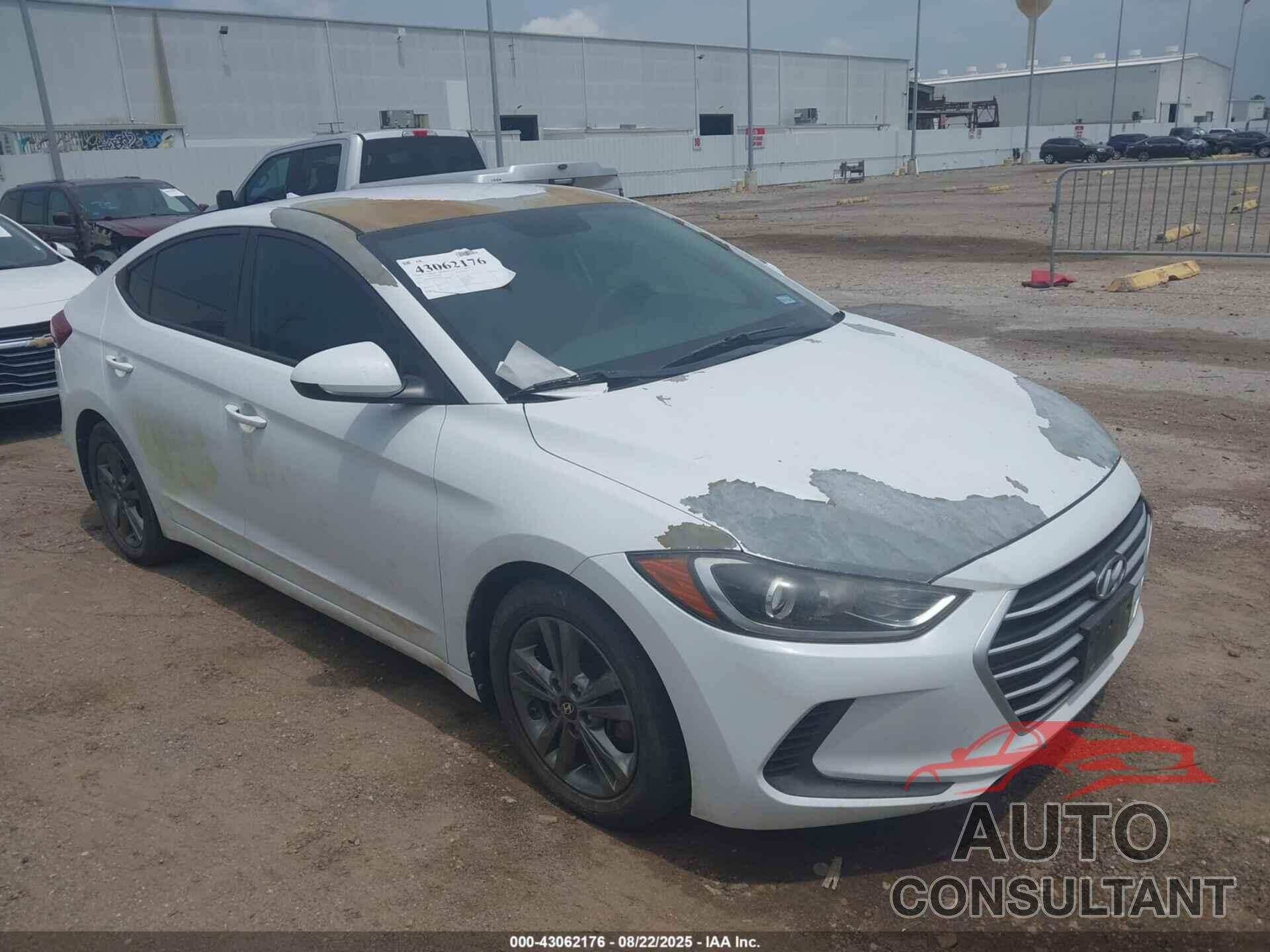 HYUNDAI ELANTRA 2018 - 5NPD84LF4JH263940