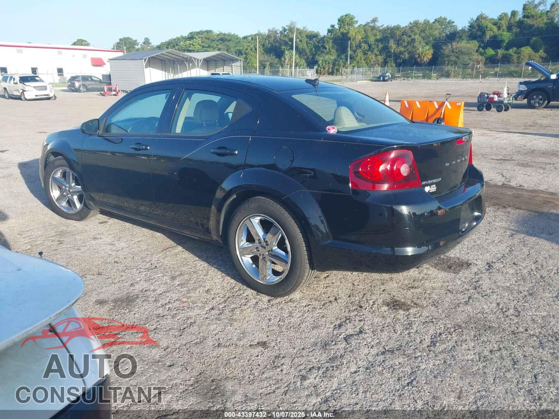 DODGE AVENGER 2011 - 1B3BD2FB4BN574464