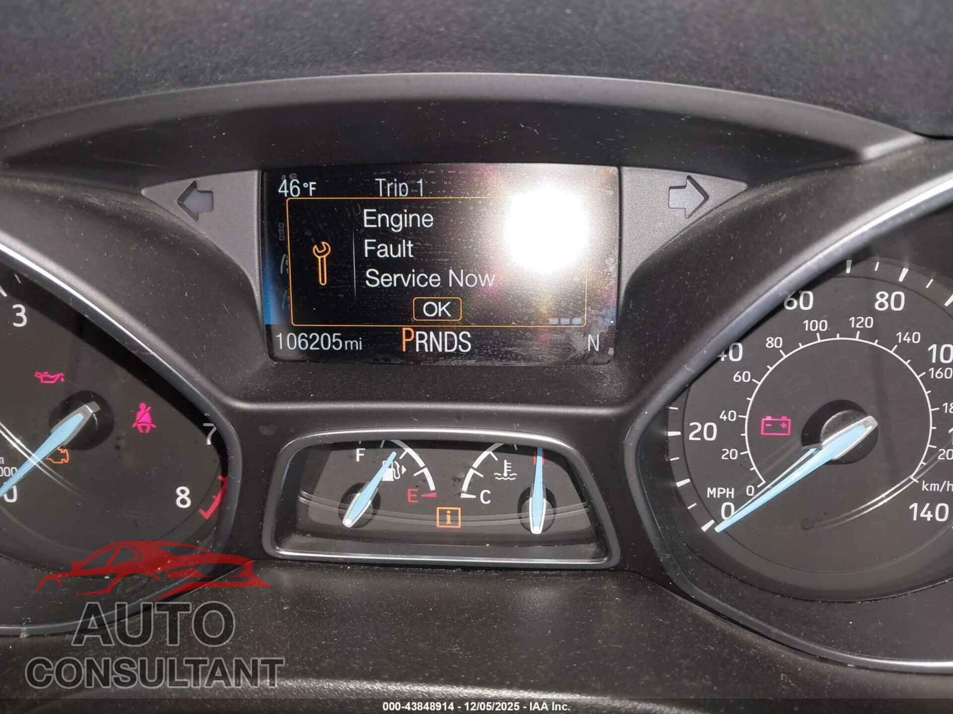 FORD FOCUS 2017 - 1FADP3FE4HL254392