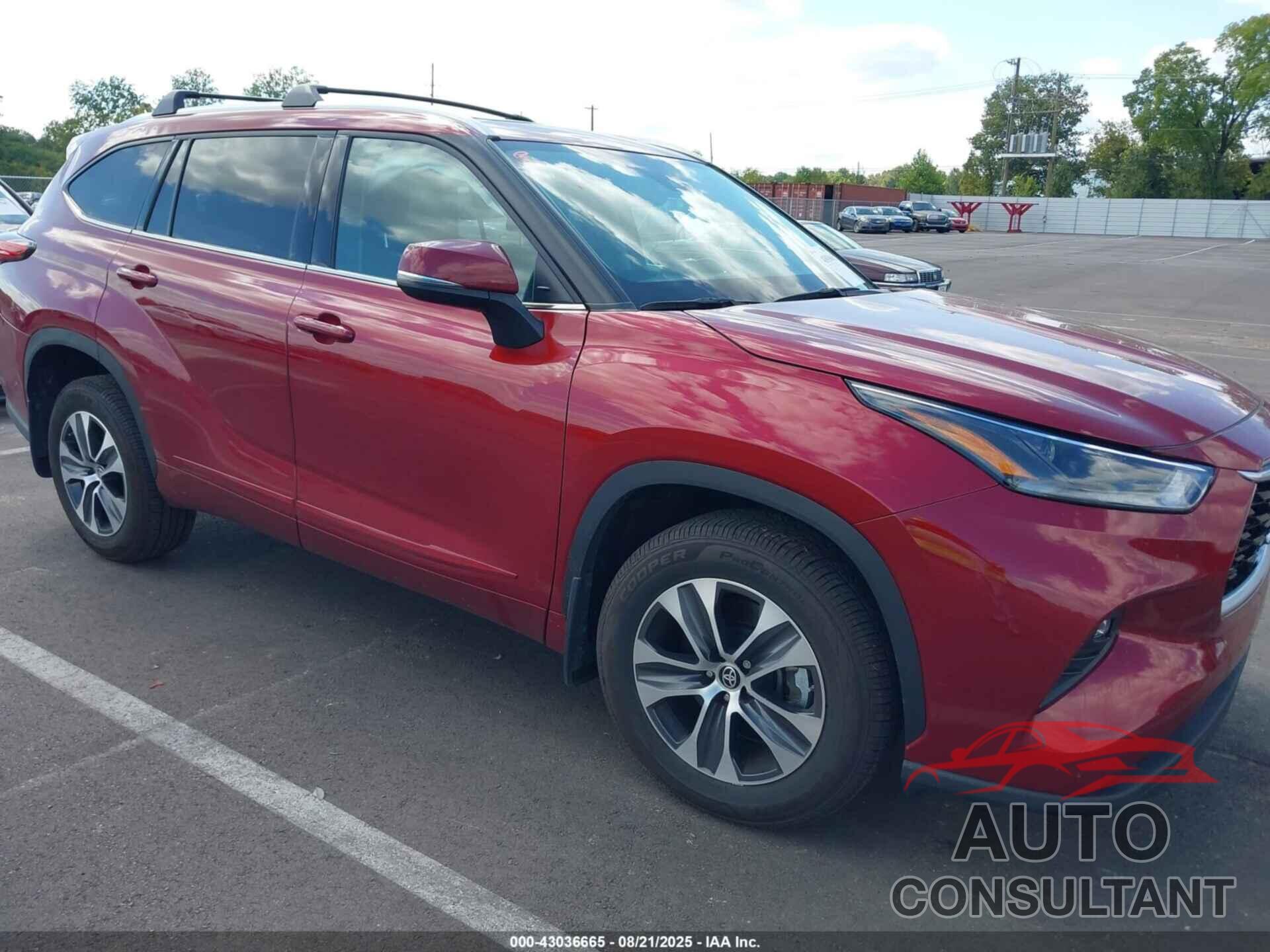 TOYOTA HIGHLANDER 2021 - 5TDGZRAH1MS050308